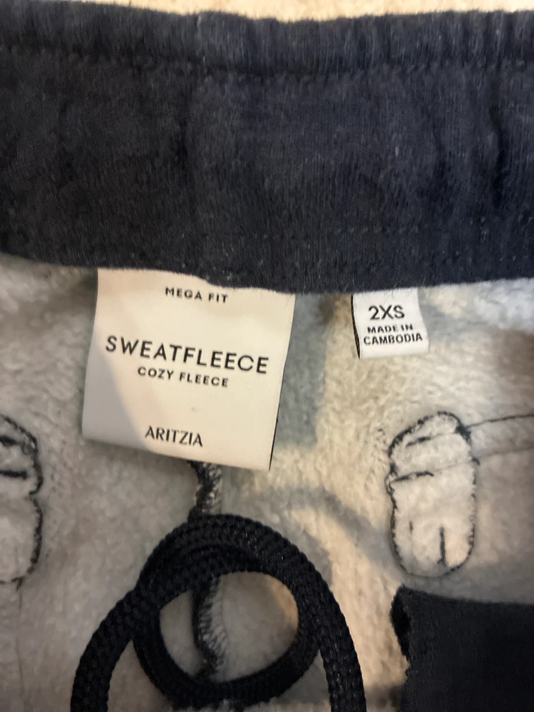 ARITZIA Sweatfleece Cargo Sweatpants - 2XS - photo 2