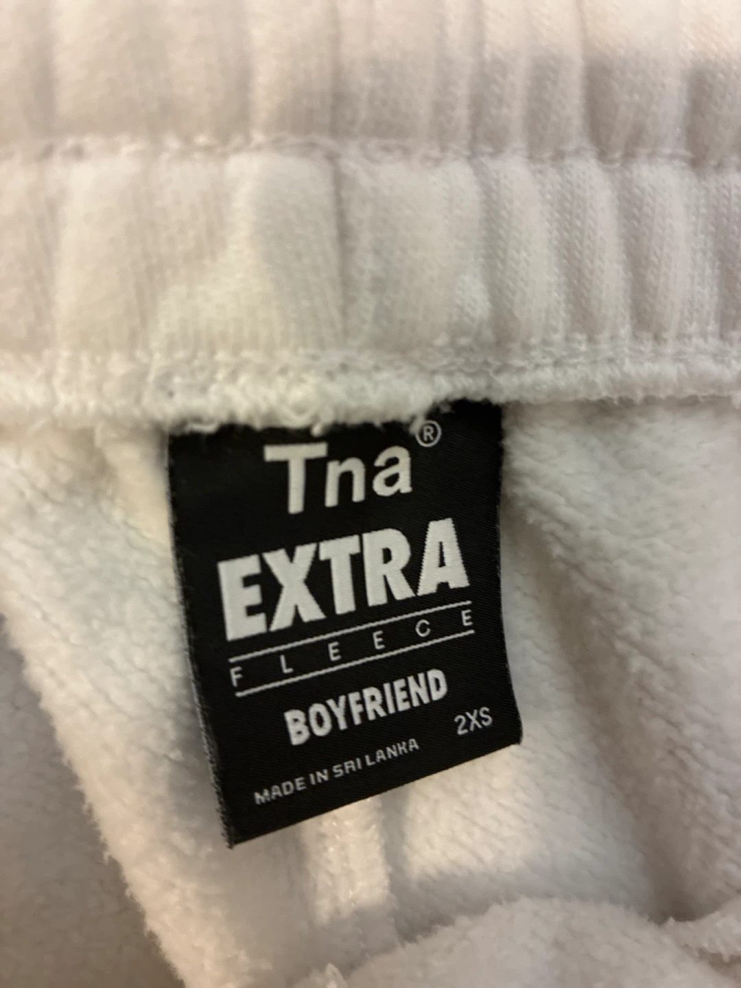 Aritzia Tna Boyfriend Sweatpants White 2XS - photo 2