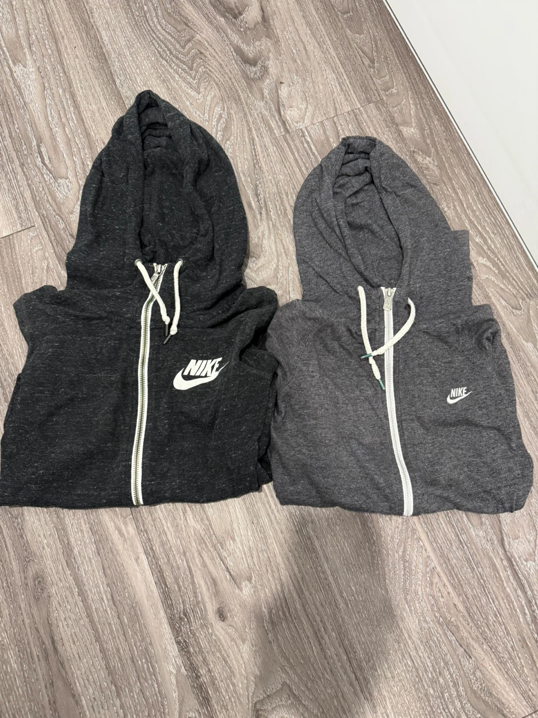 Nike Full Zip Hoodies - Dark Grey & Grey