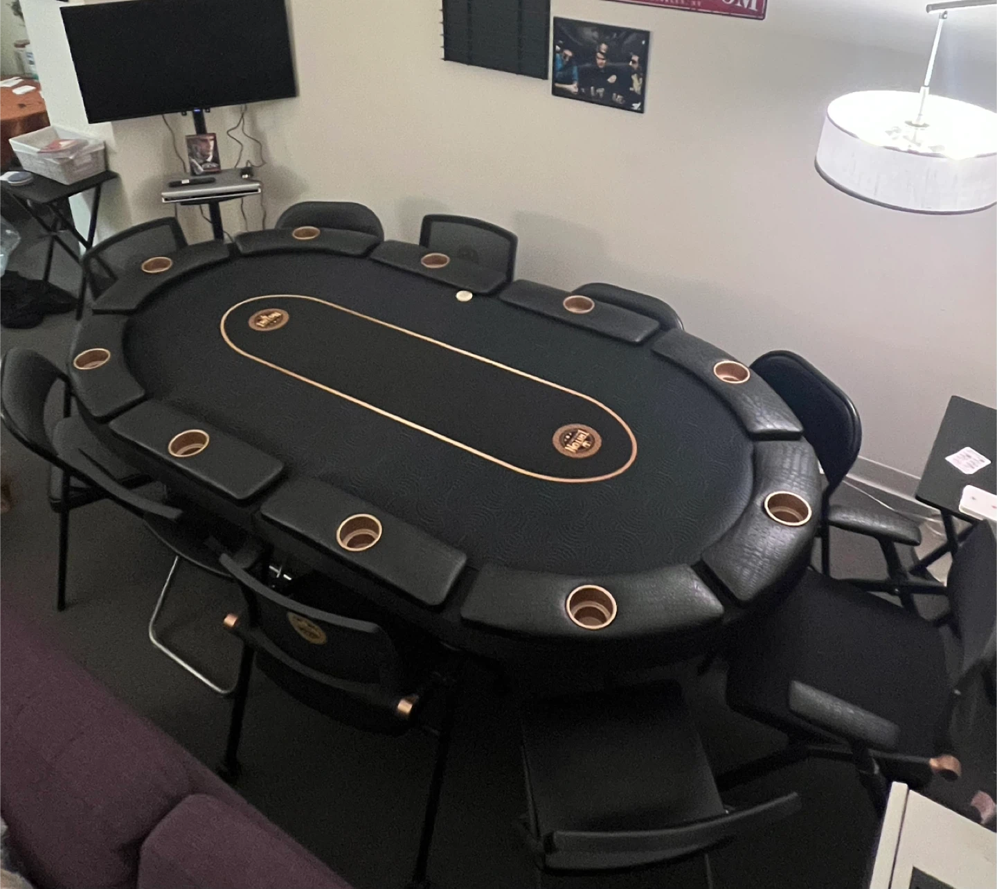 Triton 90” Premium Folding Poker Table