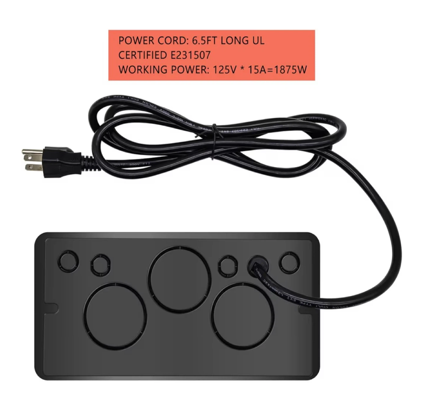TIANDIGP Pop-up Power Strip with USB C - photo 2