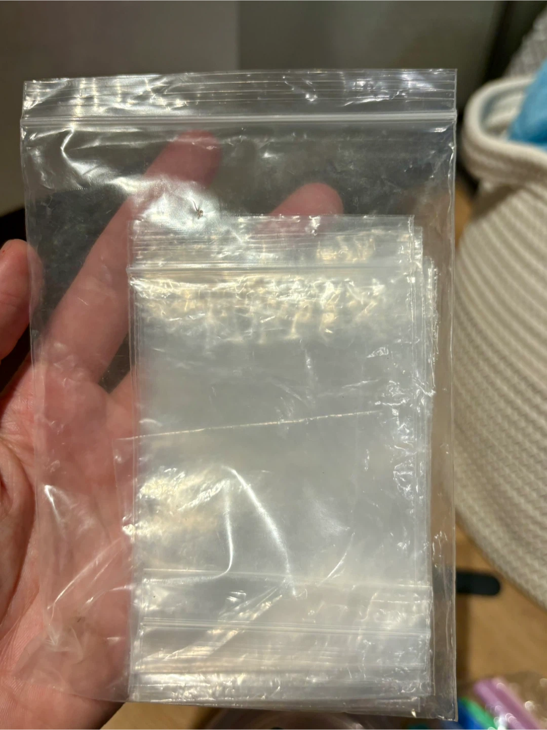 Pack of Small Clear Zipper Bags - photo 2