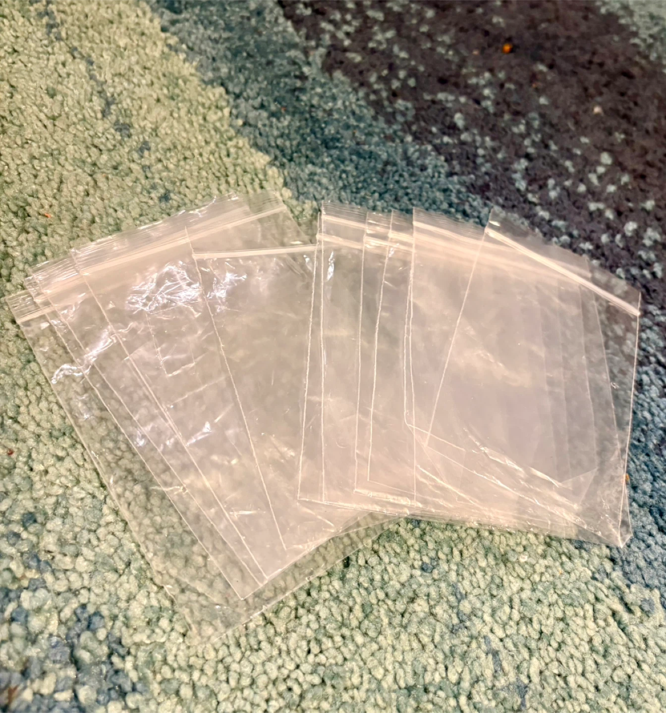 Pack of Small Clear Zipper Bags