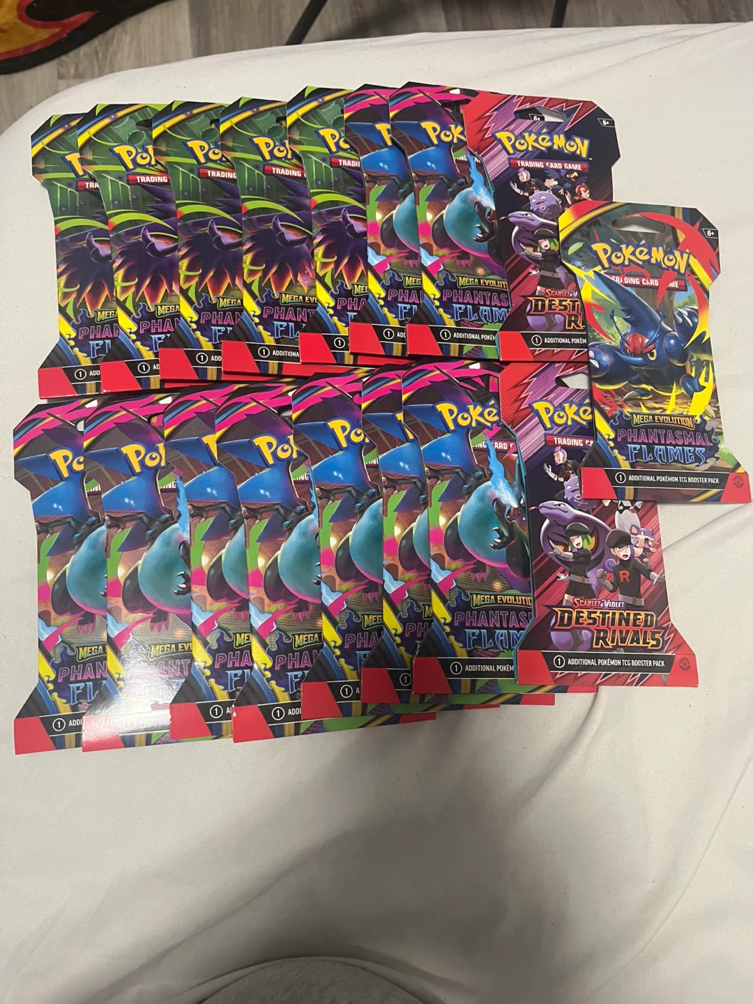 Pokemon TCG Booster Packs - Phantasm & Destined Rivals