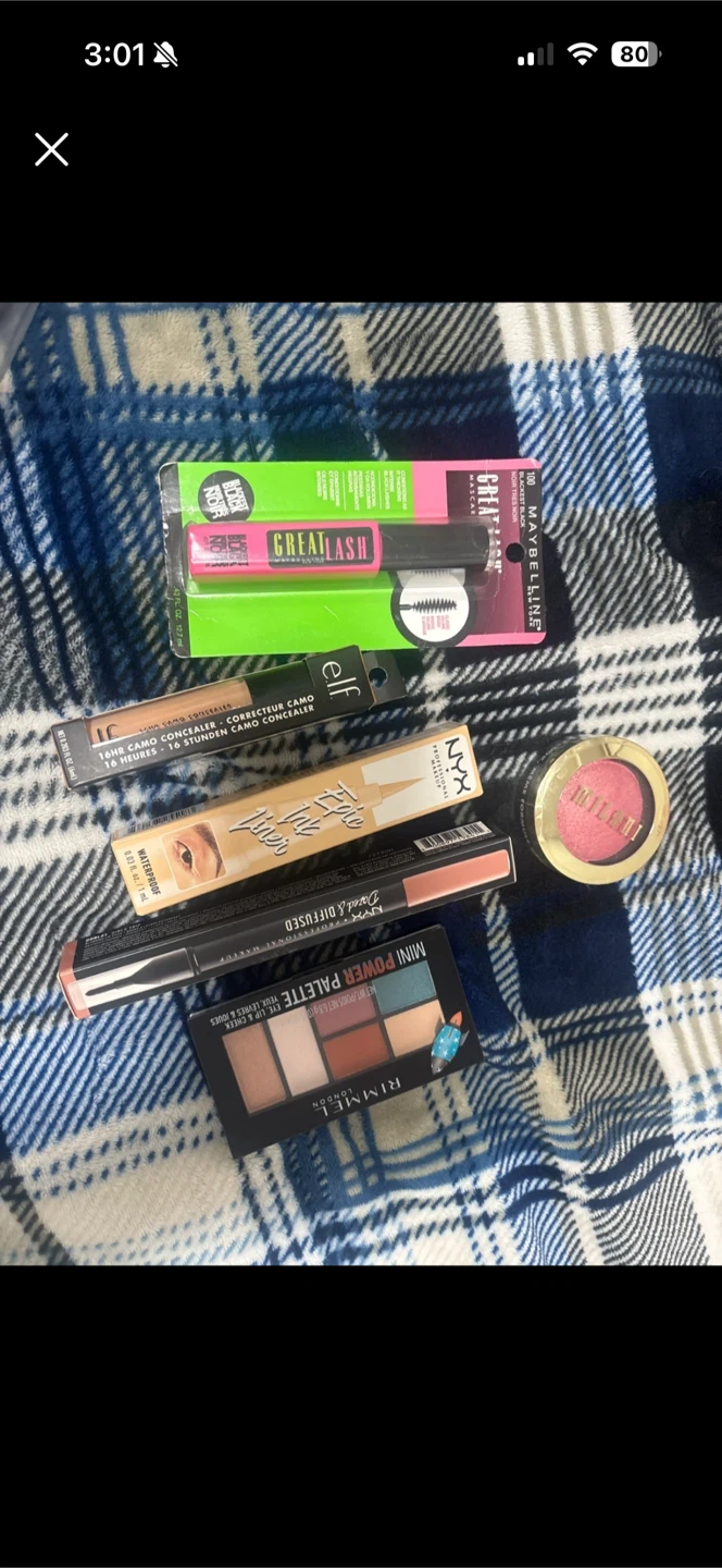 Maybelline, NYX, ELF, Rimmel, Milani Makeup Lot
