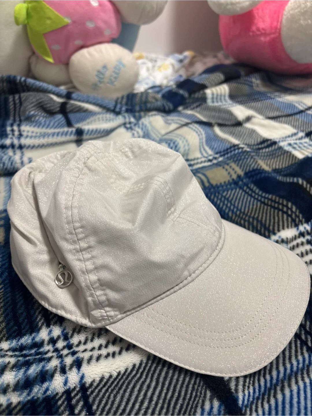 Lululemon White Baseball Cap