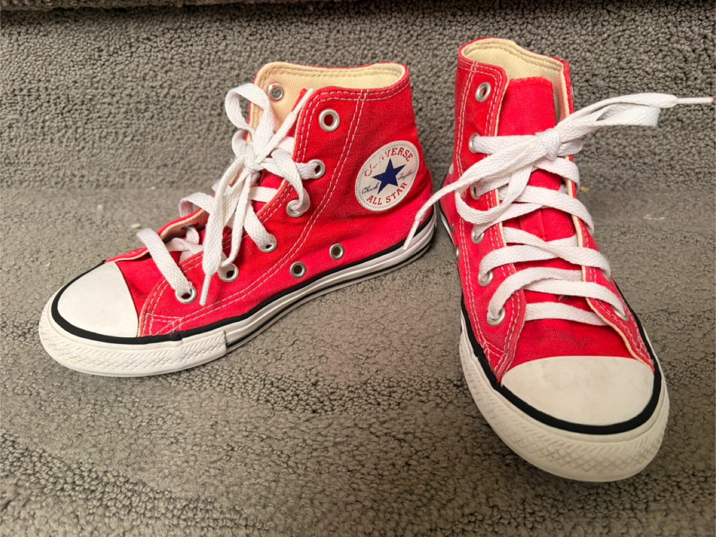 Converse All Star Youth High Top Sneakers Red Size 13 - photo 2