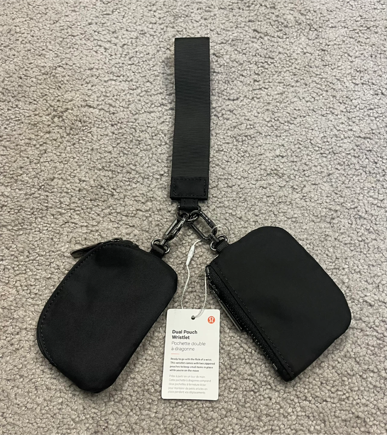 Lululemon Dual Pouch Wristlet Black - photo 2