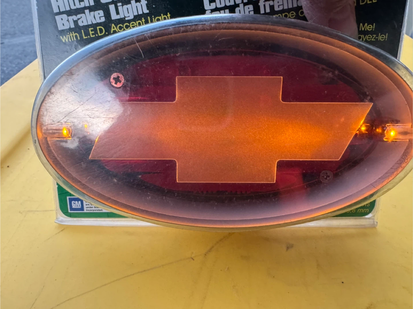 Bully Hitch Cover/Brake Light with LED Accent Light - photo 2
