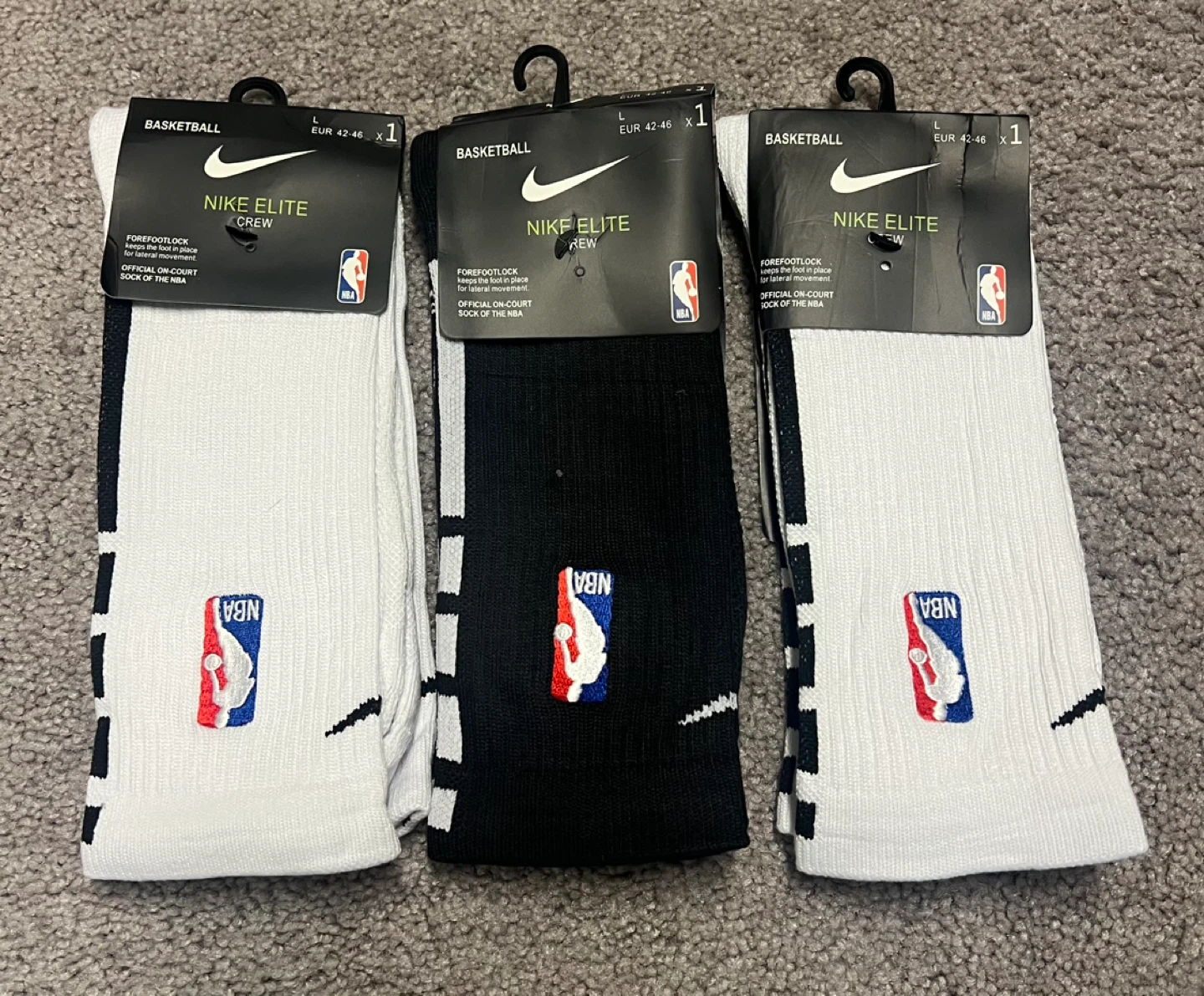Nike Elite NBA Crew Socks - Men’s Large 8-12