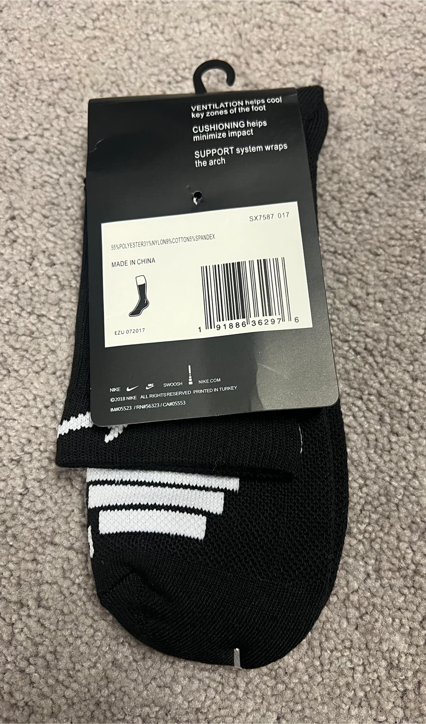 Nike Elite NBA Ankle Socks - Men’s Large 8-12 - photo 5