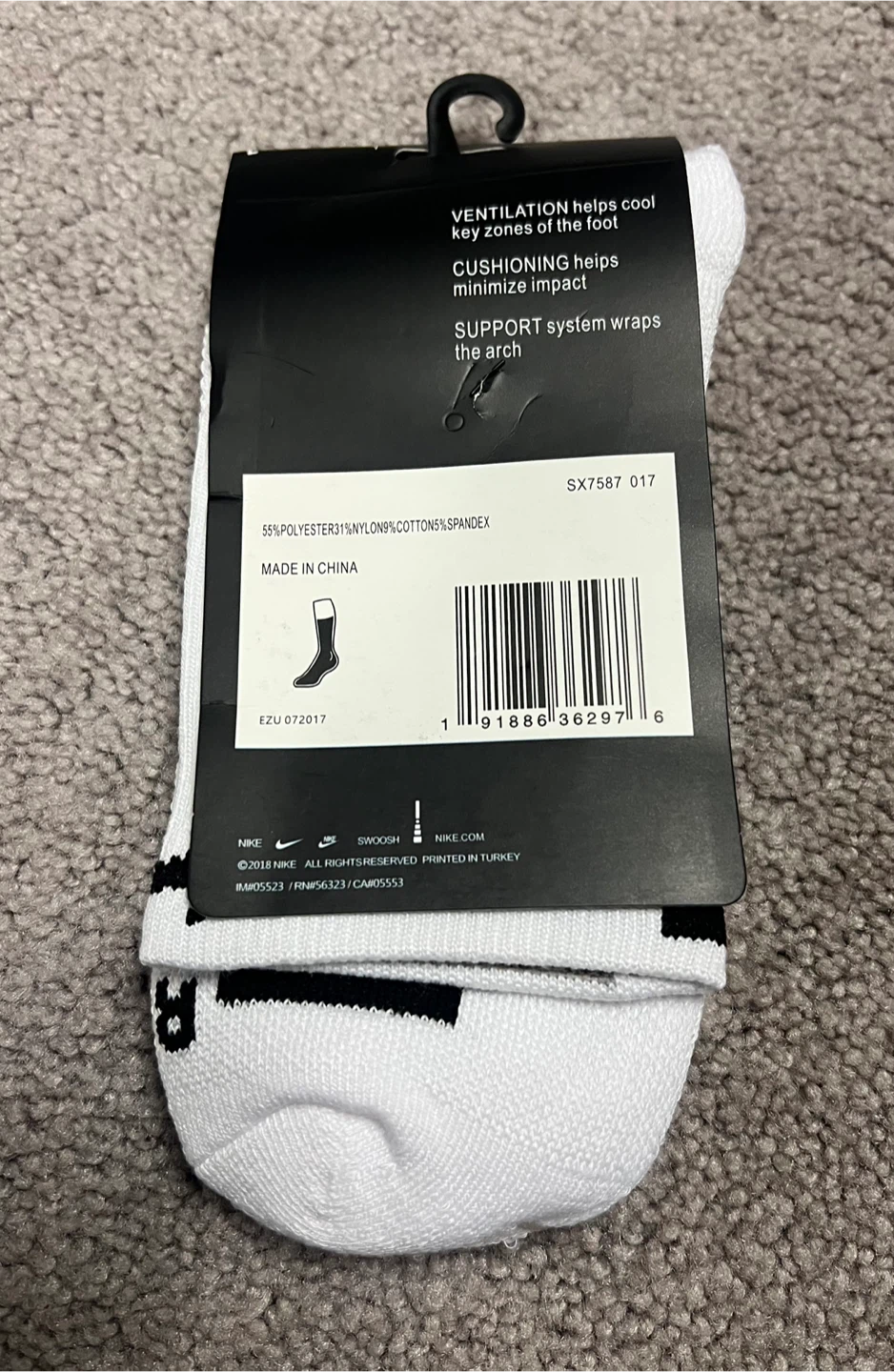 Nike Elite NBA Ankle Socks - Men’s Large 8-12 - photo 3
