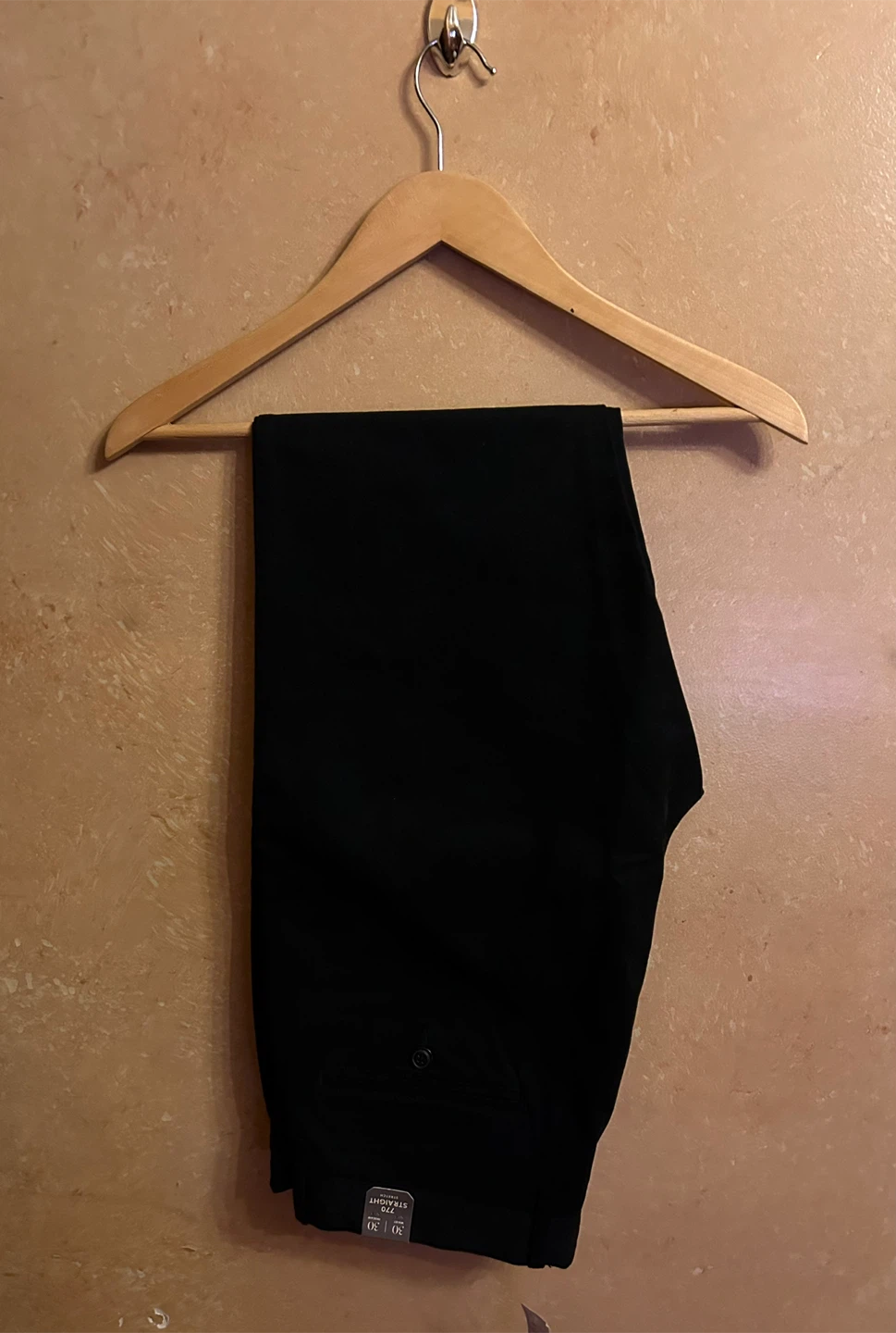 J.Crew Black 777 Straight Fit Chinos Men's Pants