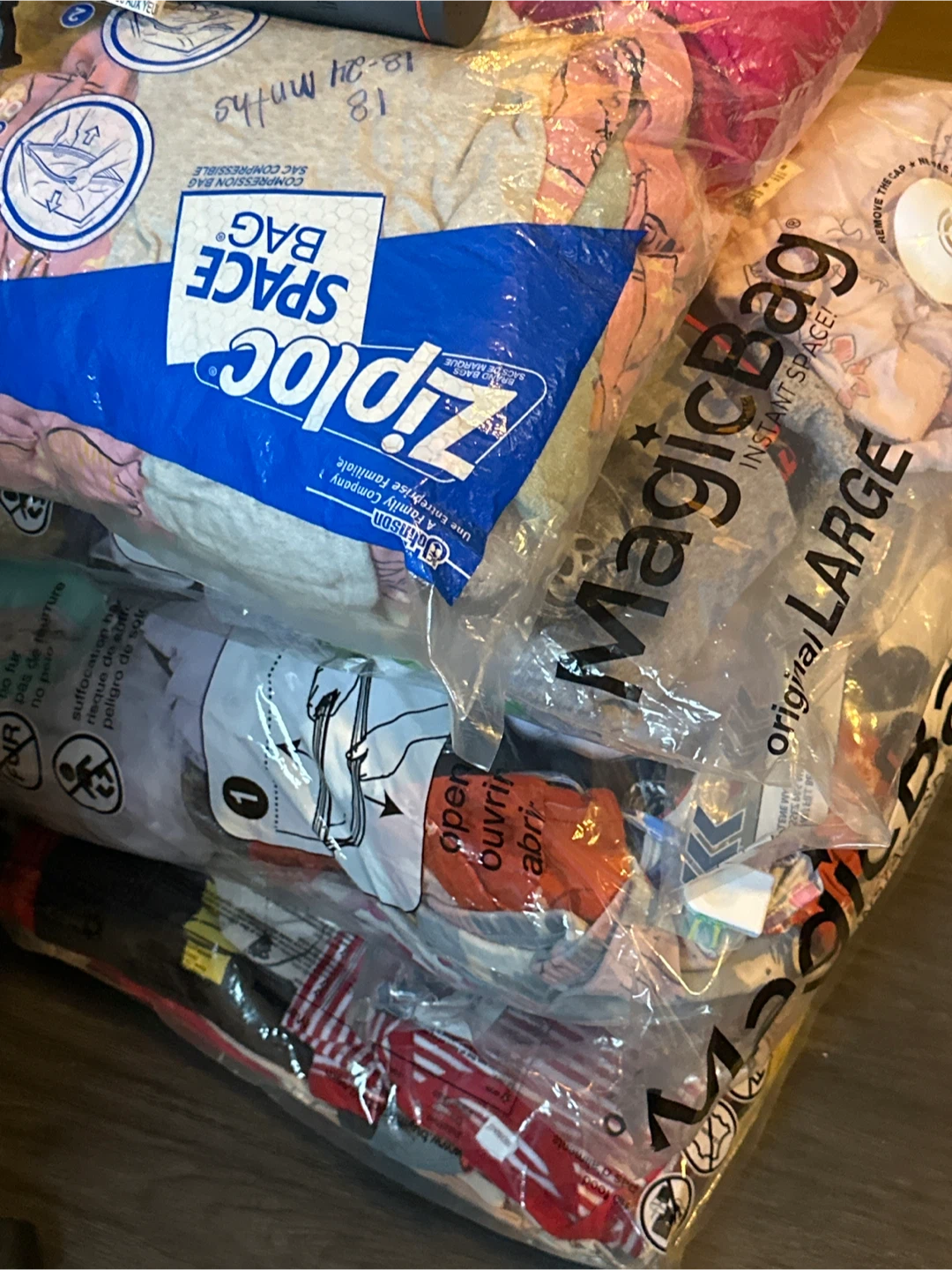 Ziploc & Magic Bag Compression Storage Bags