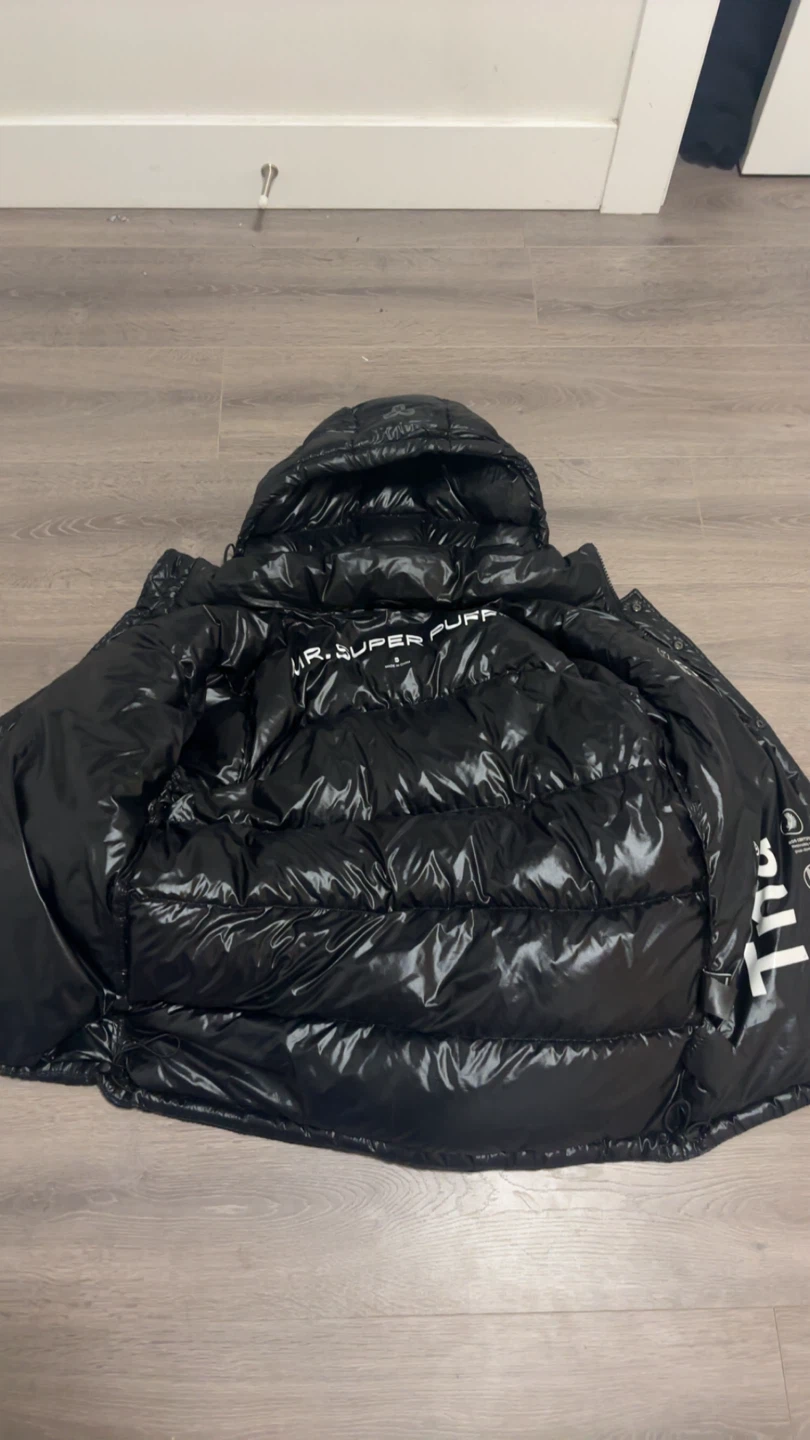 Black Super Puff Puffer Jacket