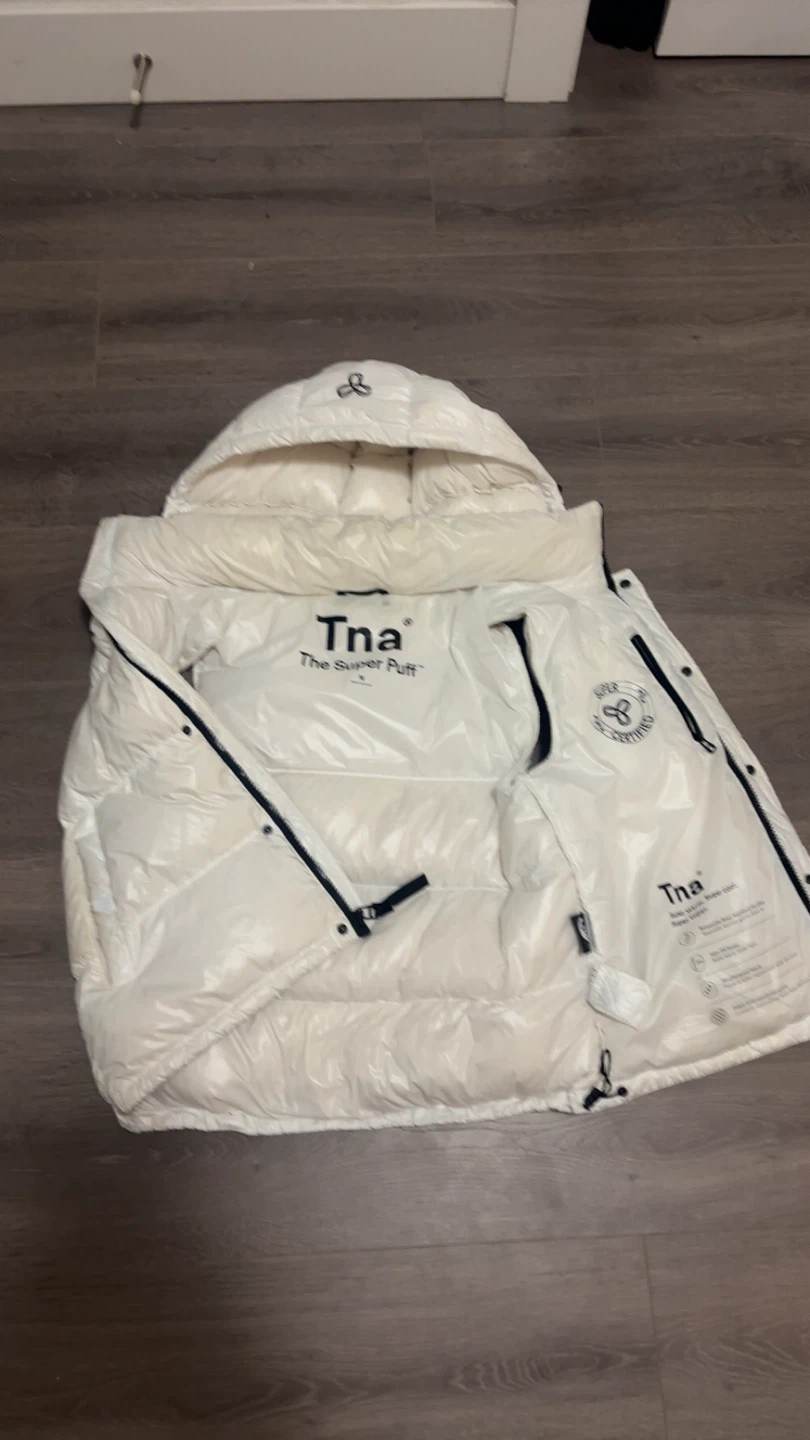 Tna The Super Puff White Puffer Jacket