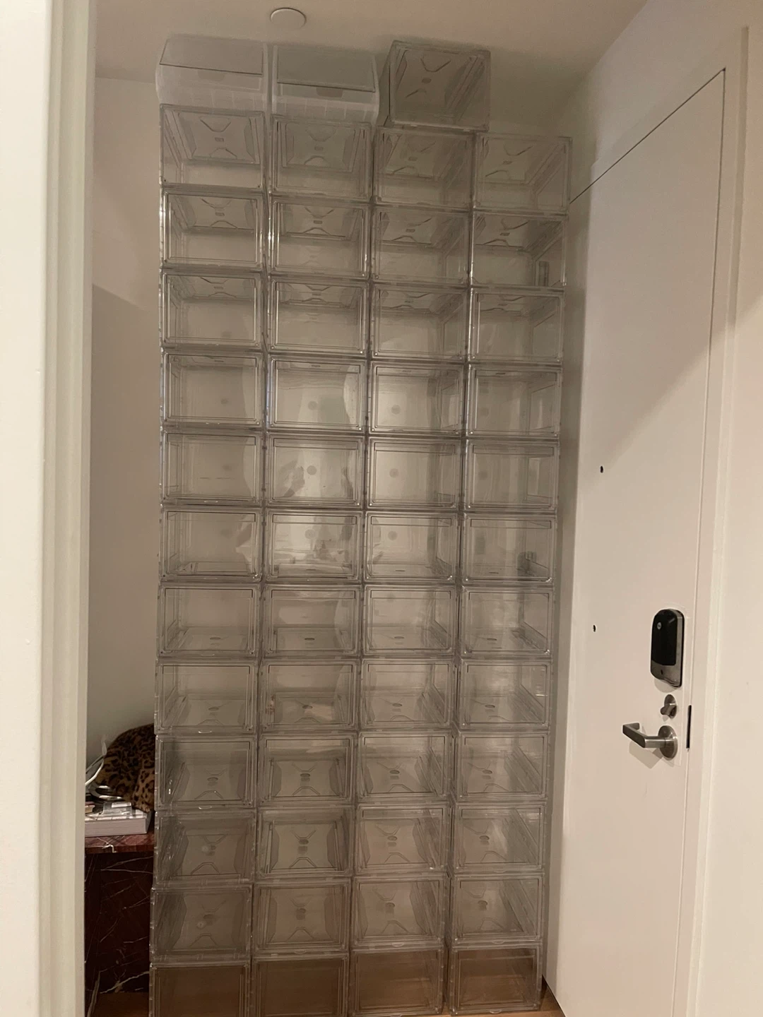 Clear Stackable Shoe Storage Boxes