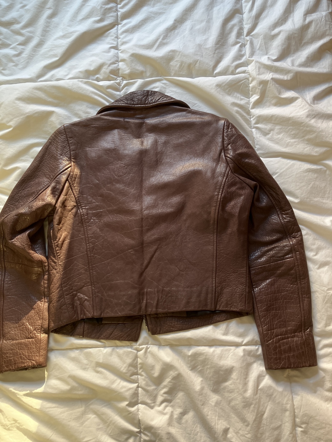 Leather Motorcycle Jacket - photo 2
