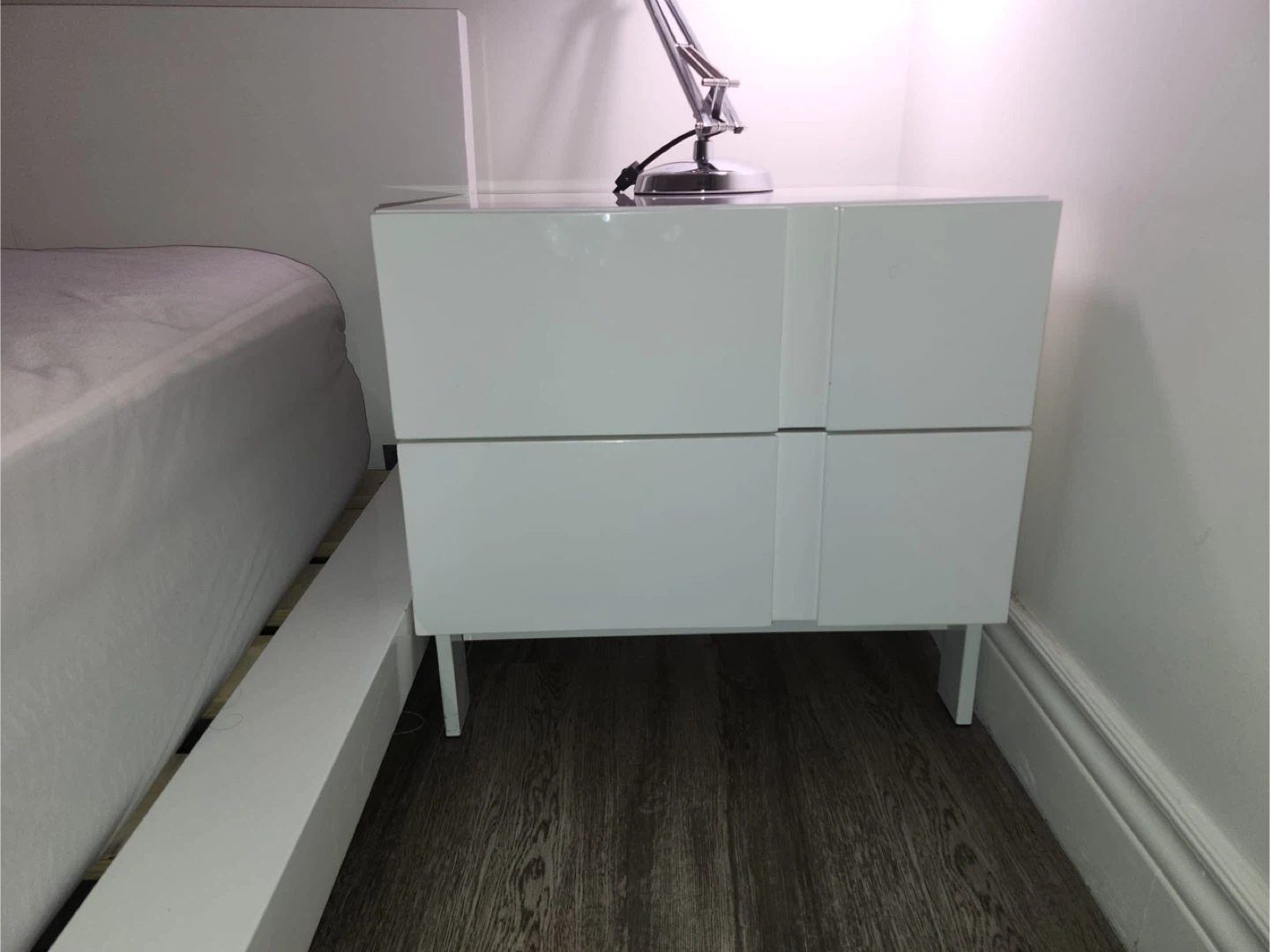 Structube Queen Bed Frame + 2 Nightstands – $150 – Must Go - photo 5