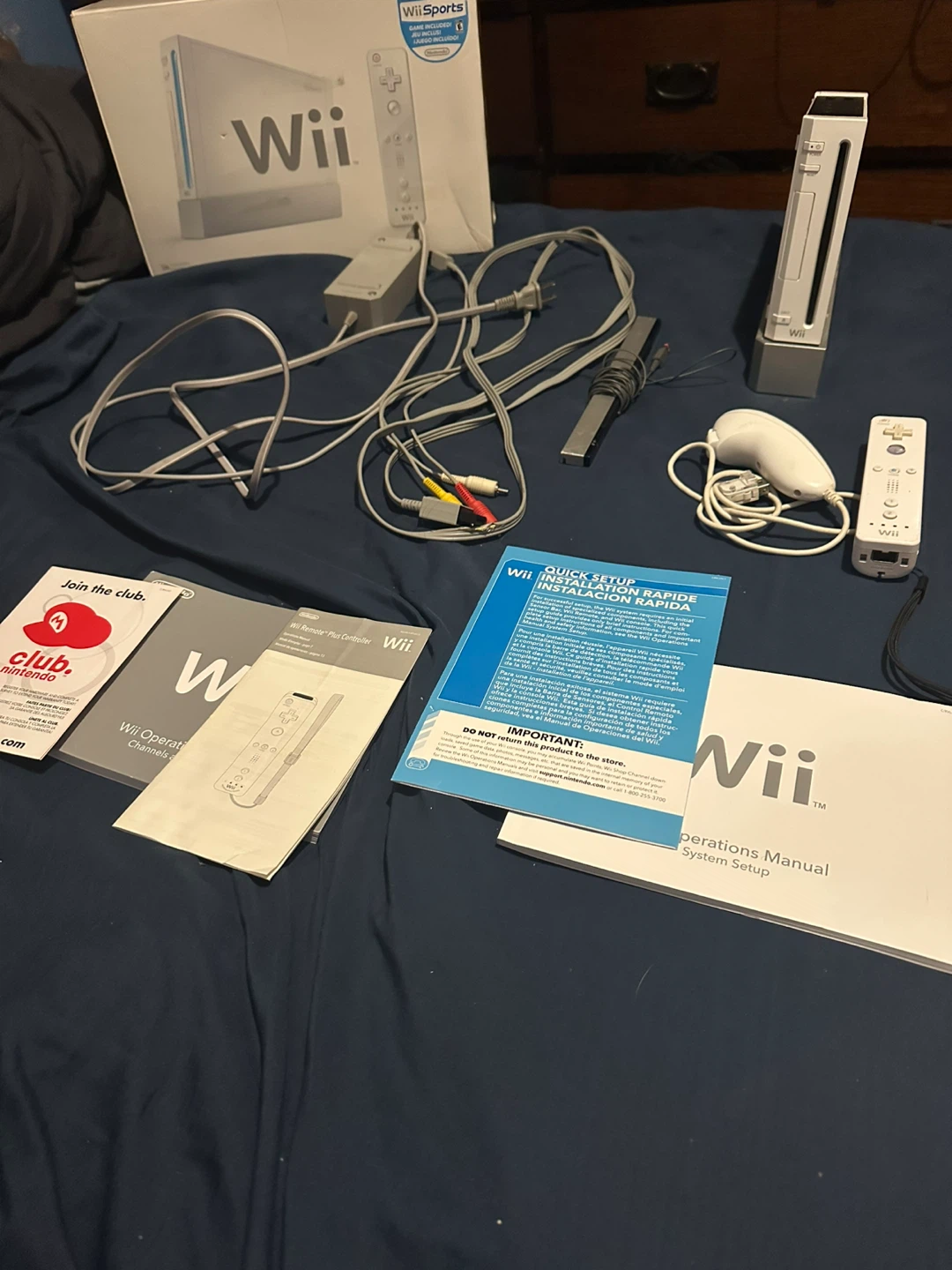 Nintendo Wii Console with Accessories