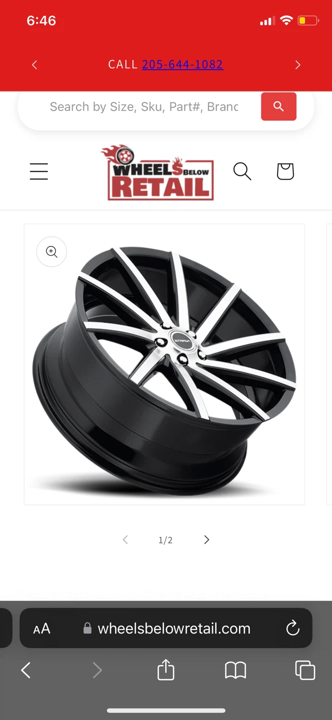STRADA S41 SEGA 26x9.5 18MM 5x139.7 Gloss Black Machined Wheels - photo 2