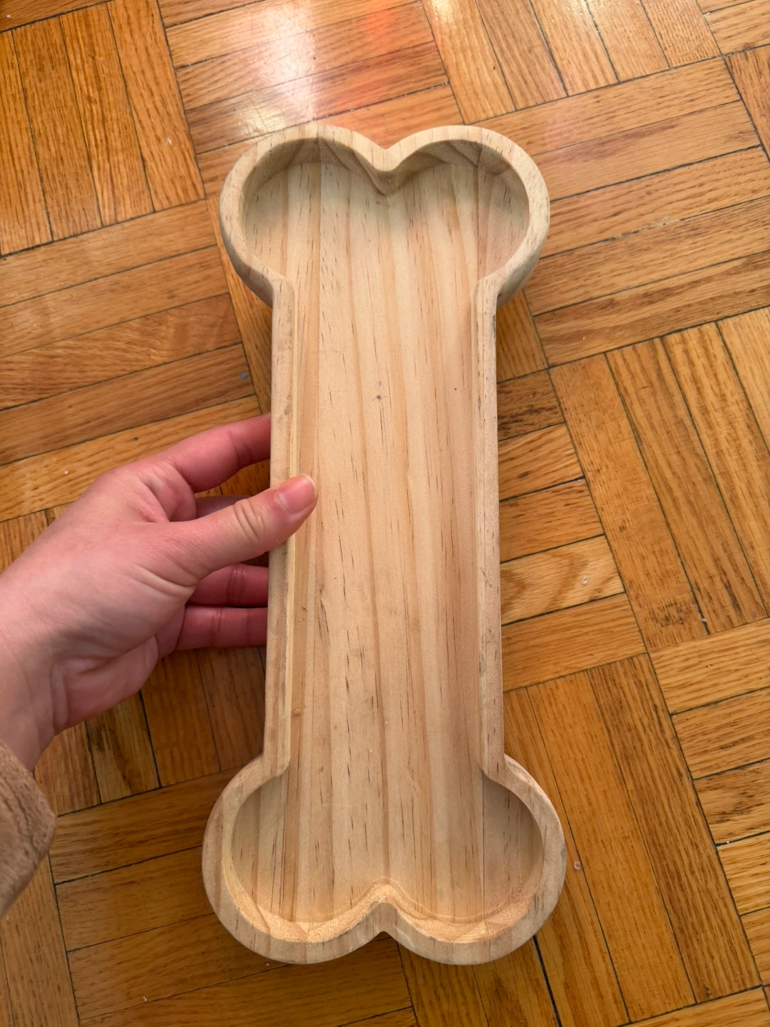 Wooden Bone Shaped Tray and Silicone Bone Mold - photo 3