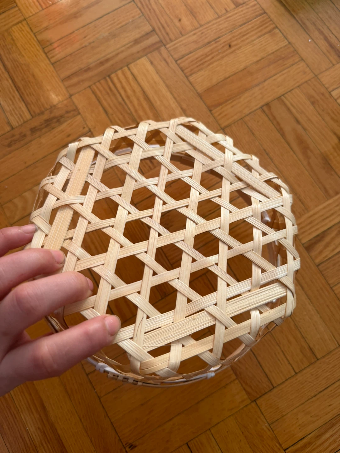 Set of 2 Woven Bamboo Basket - photo 2