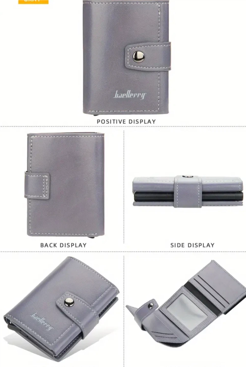New! Card Holder Wallet (Gray color available ) - photo 2