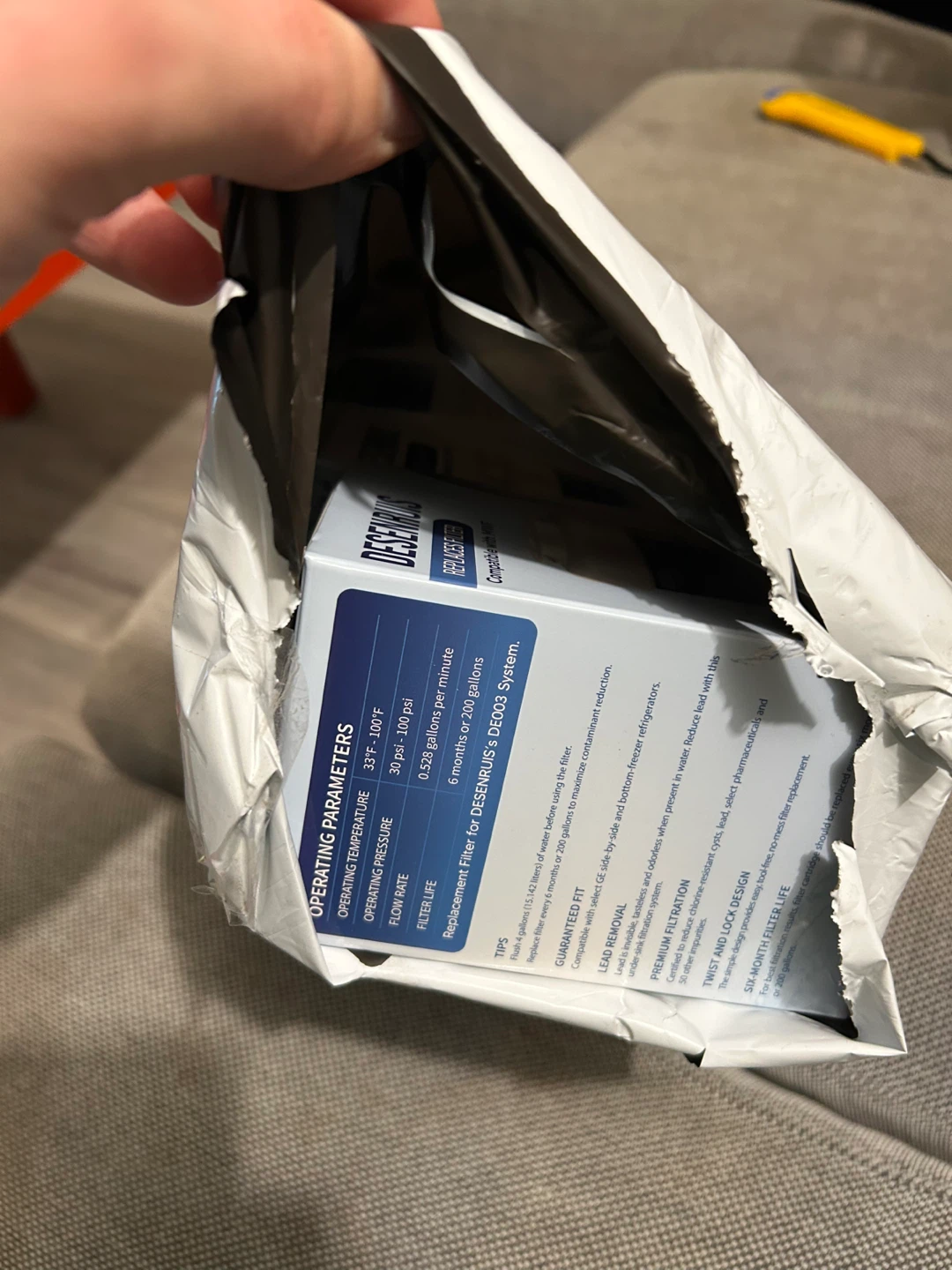 DESENRUIS DE003 Refrigerator Water Filter - photo 2