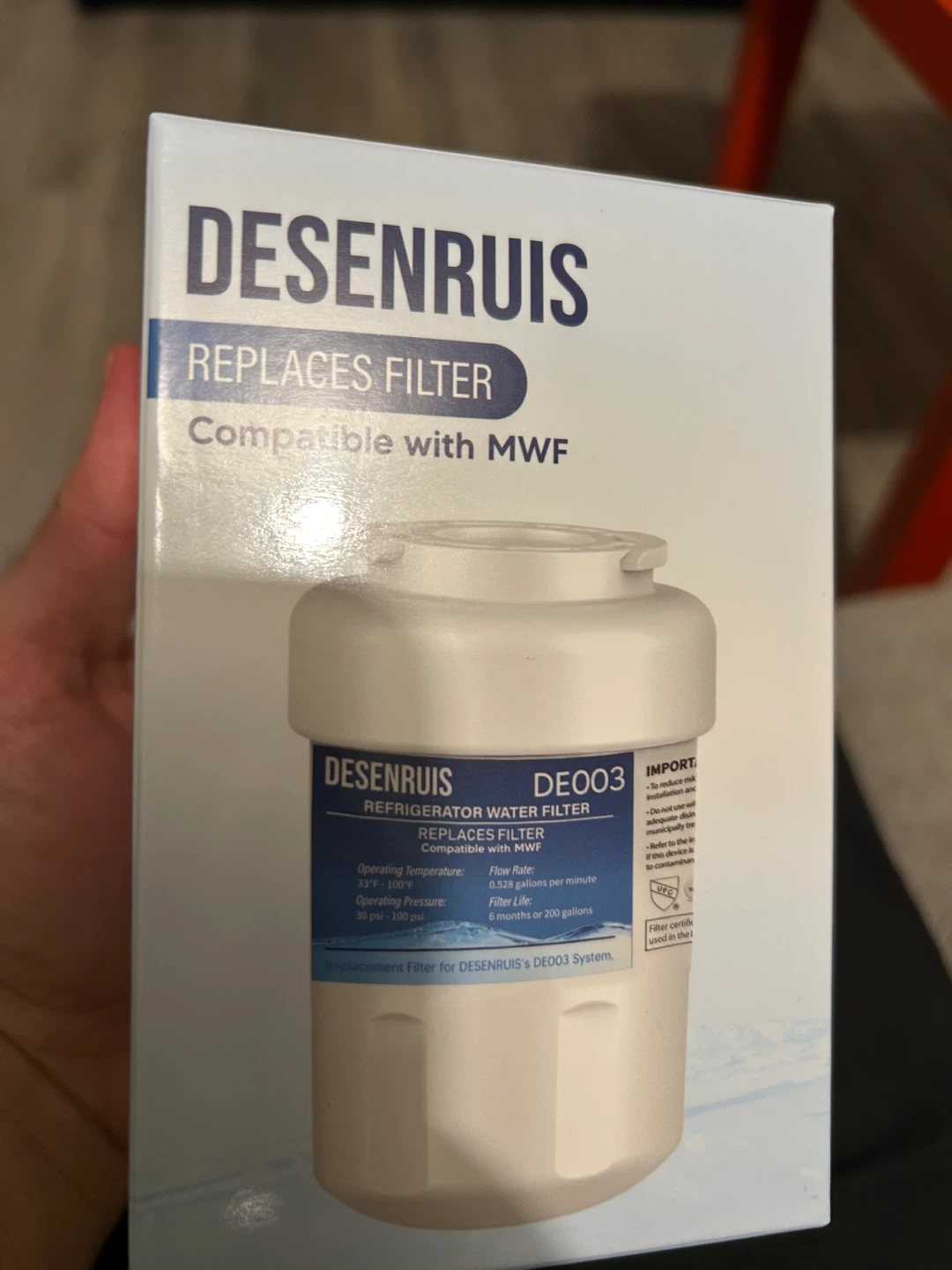DESENRUIS DE003 Refrigerator Water Filter