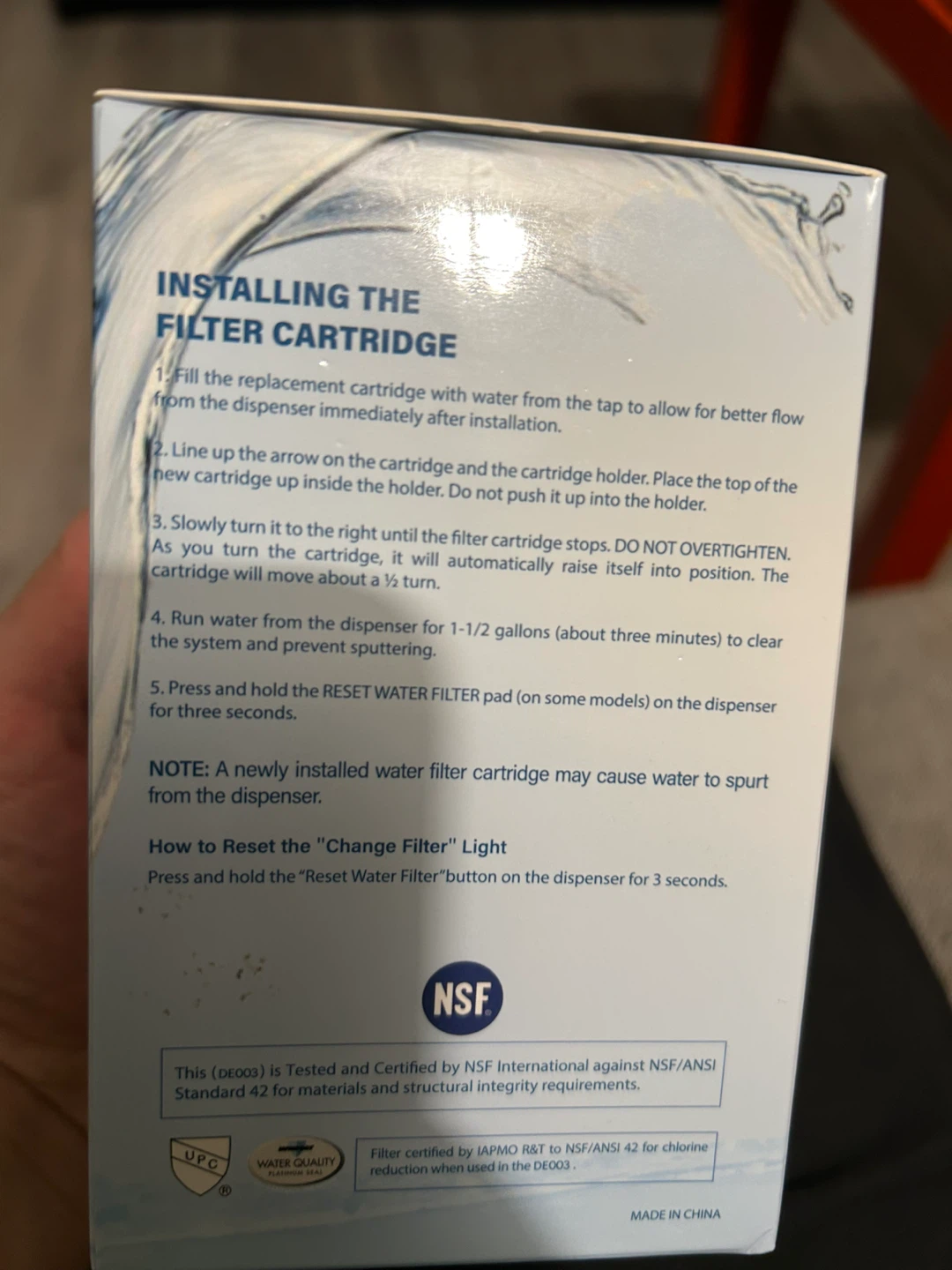DESENRUIS DE003 Refrigerator Water Filter - photo 4