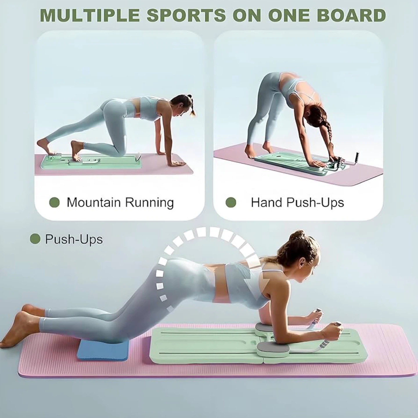 Multi-functional Abdominal Wheel Board with Knee Pad - photo 2