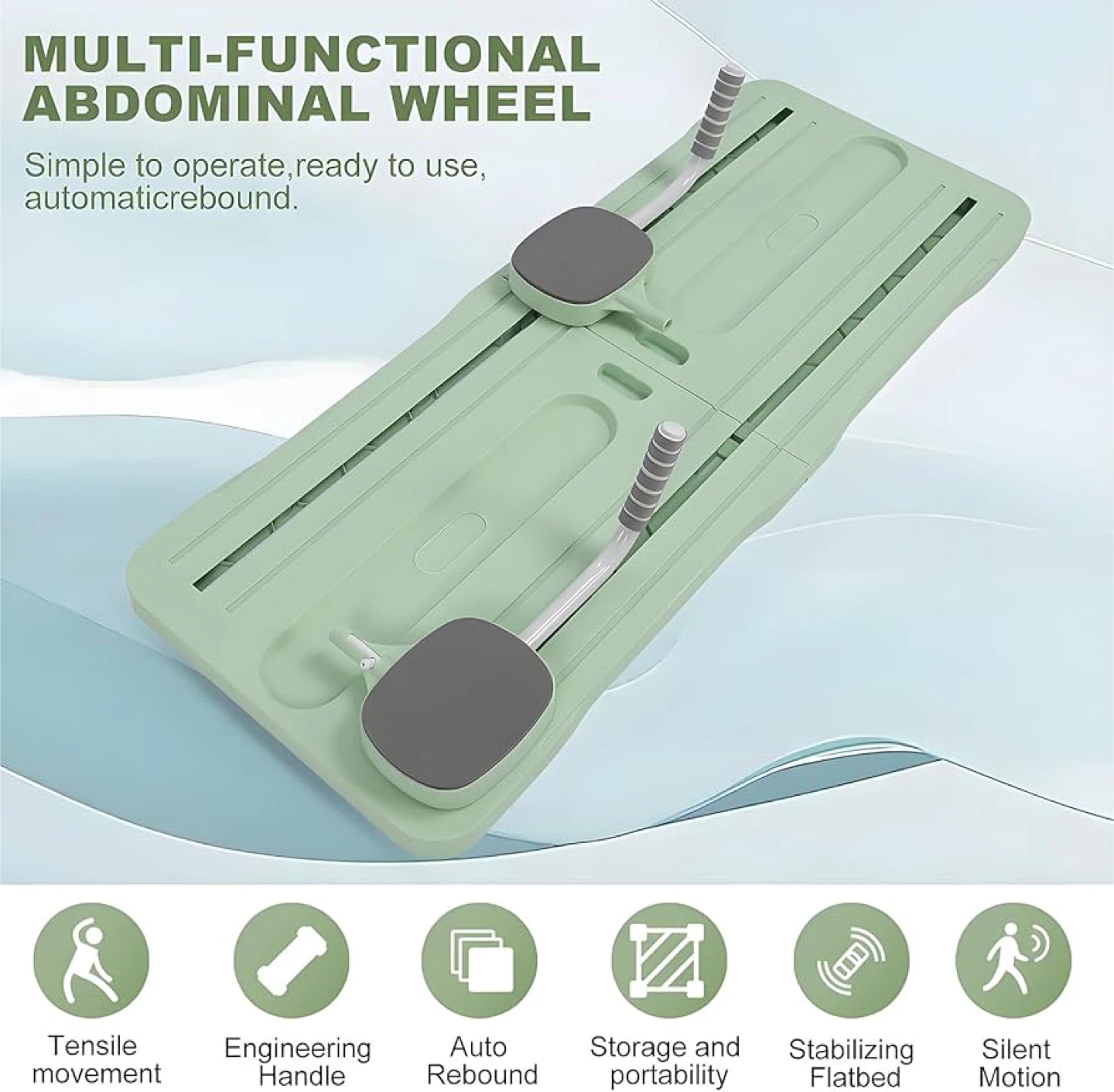 Multi-functional Abdominal Wheel Board with Knee Pad - photo 5