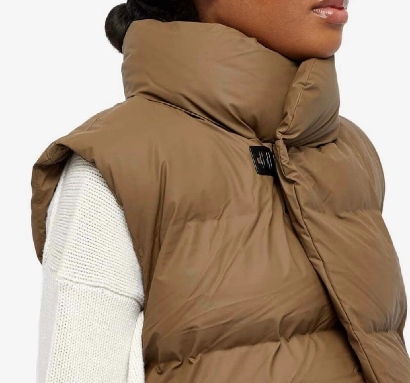 Rains Puffer Vest - Brown - Size L