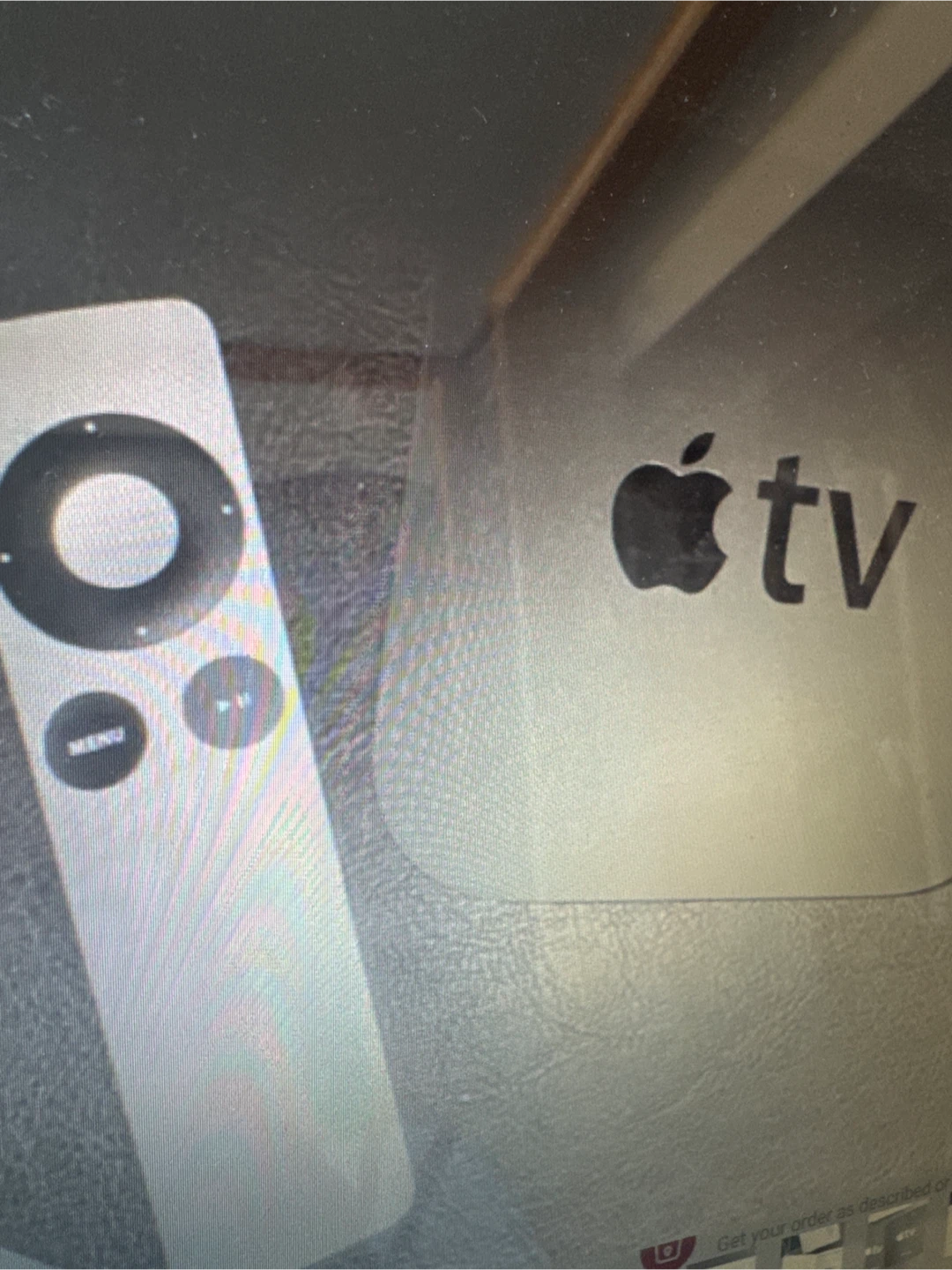 🏆 Apple TV box model a1469 media hub with remote and accessories