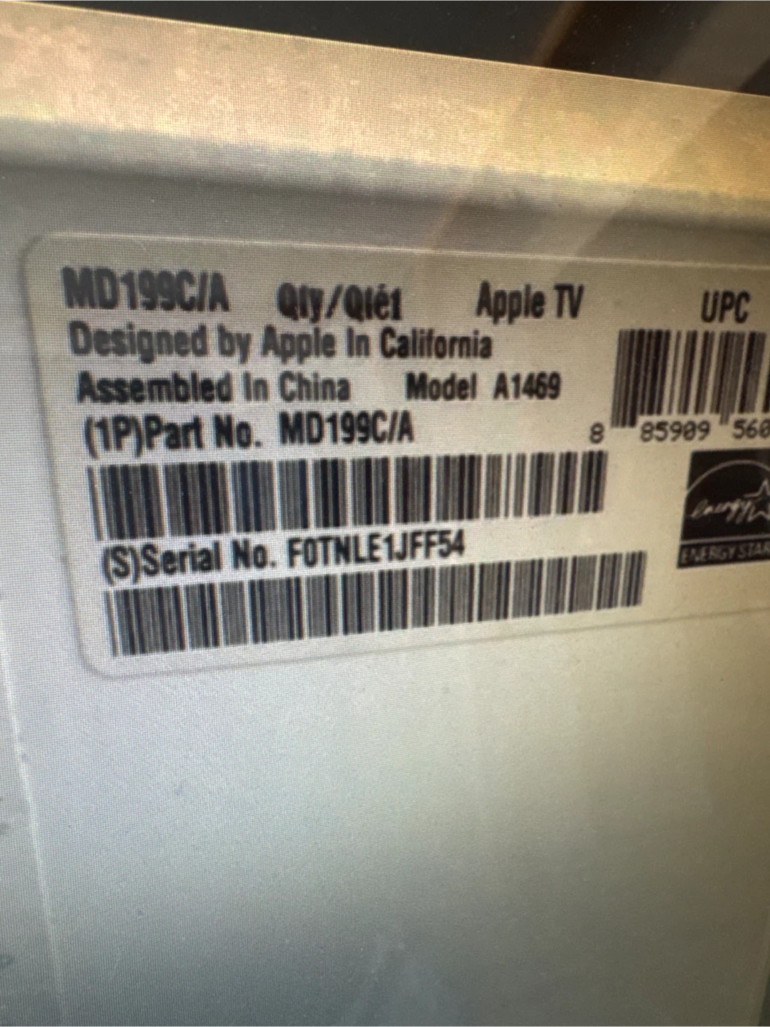 🏆 Apple TV box model a1469 media hub with remote and accessories - photo 2