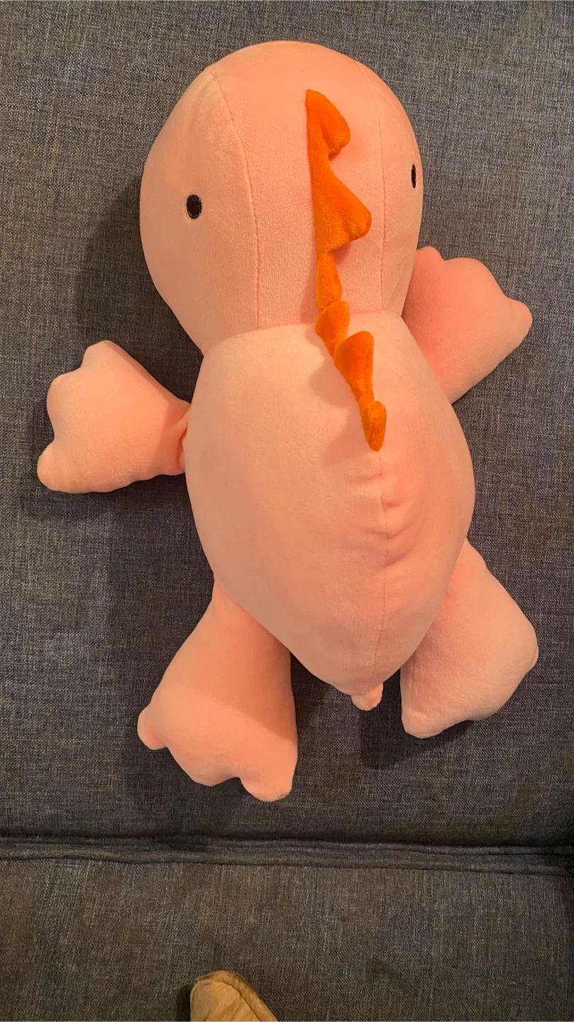 Pink Plush Dinosaur Toy