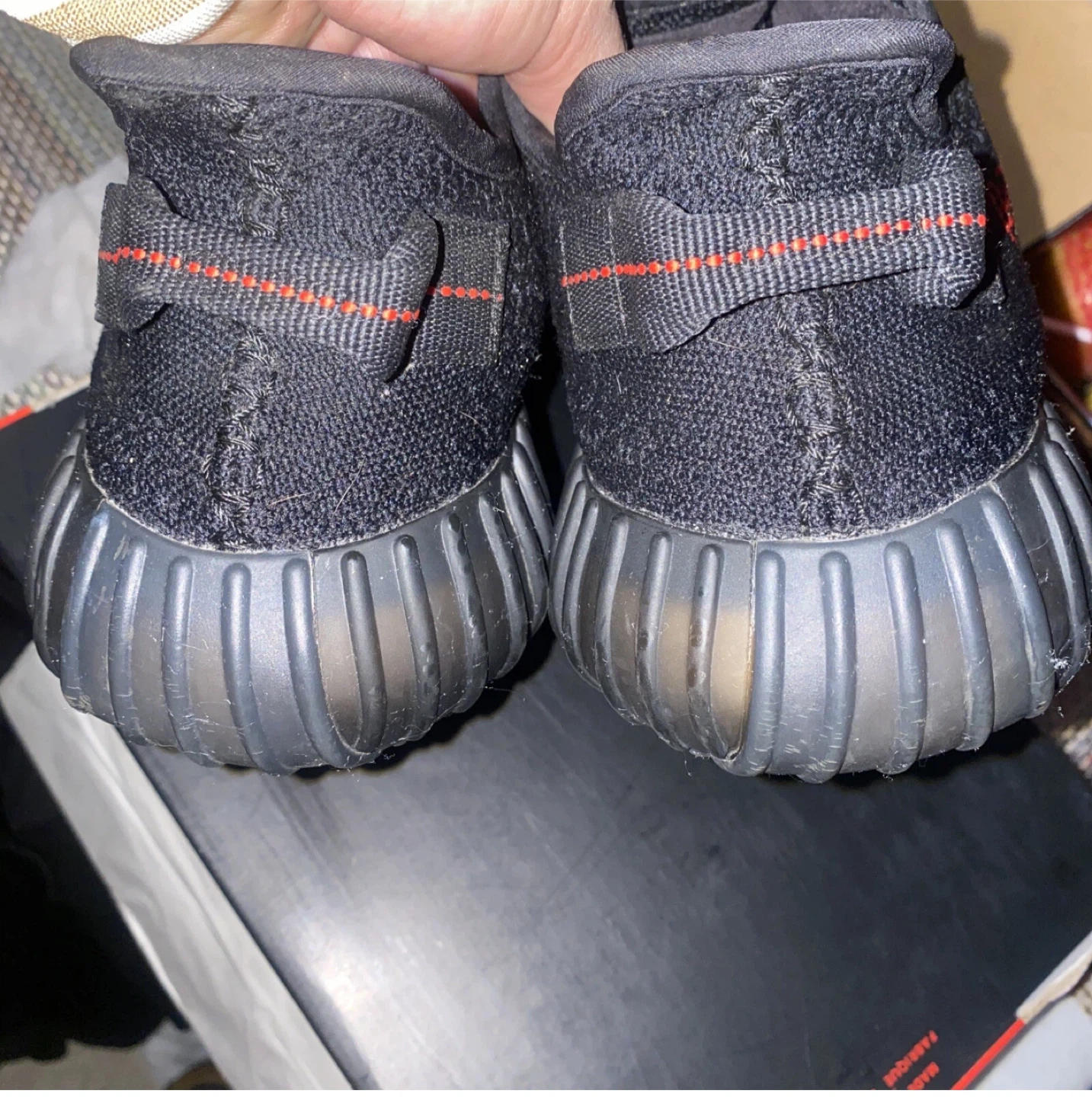 Adidas Yeezy Boost 350 V2 Core Black Red - photo 3