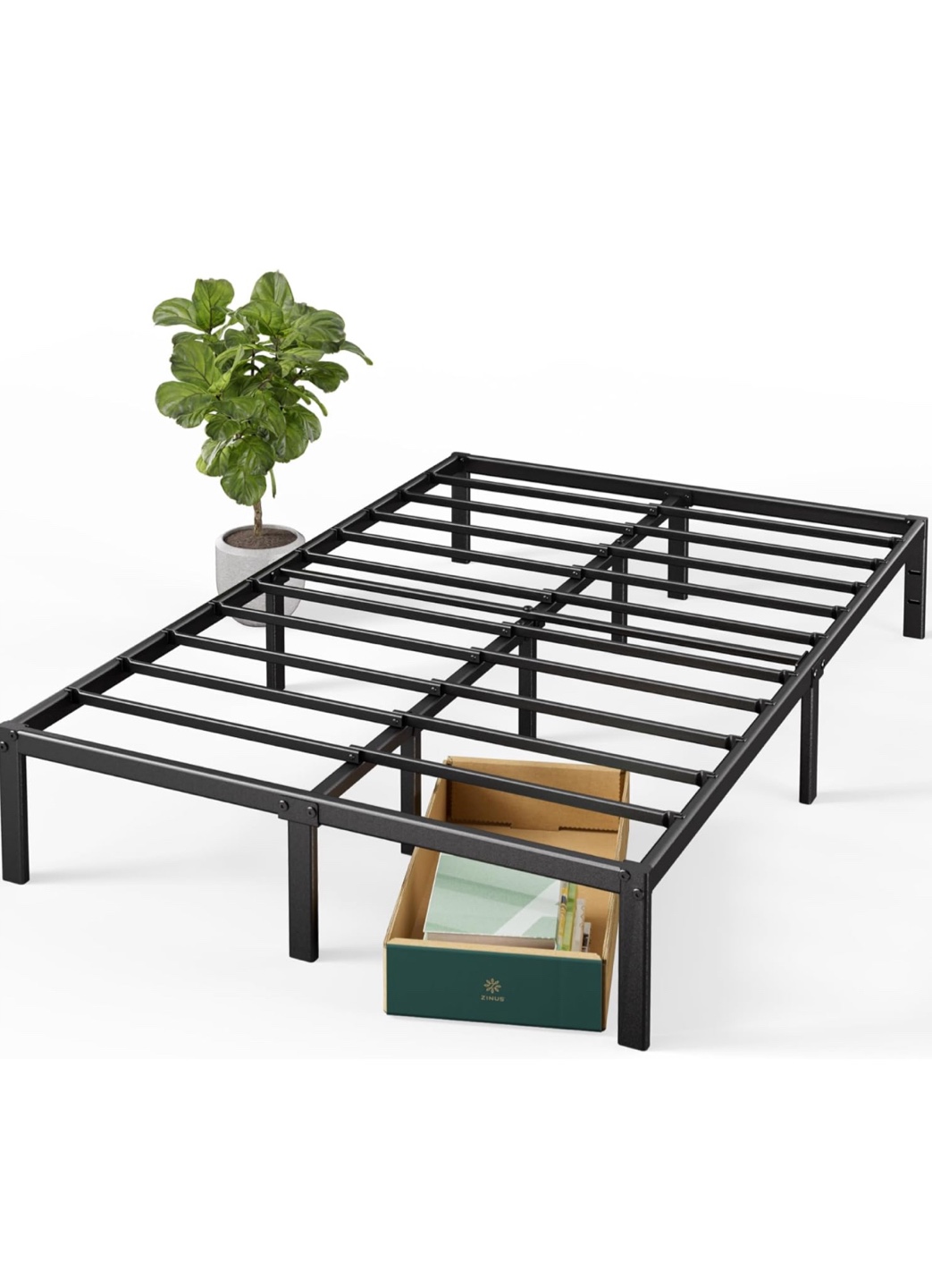 Zinus Queen Metal Platform Bed Frame - photo 2