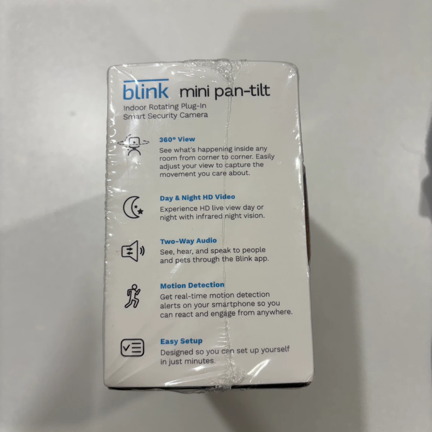Blink Mini Pan-Tilt Indoor Smart Security Camera - photo 3