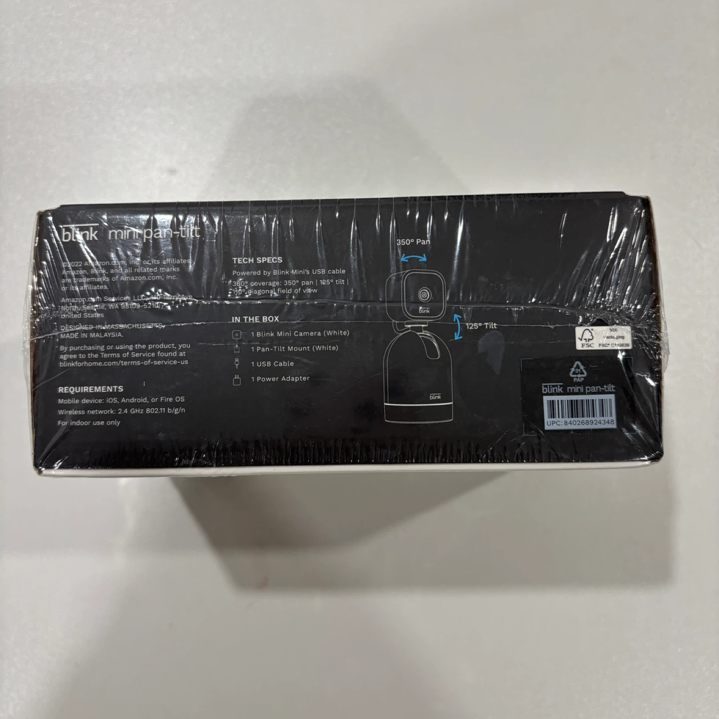 Blink Mini Pan-Tilt Indoor Smart Security Camera - photo 5