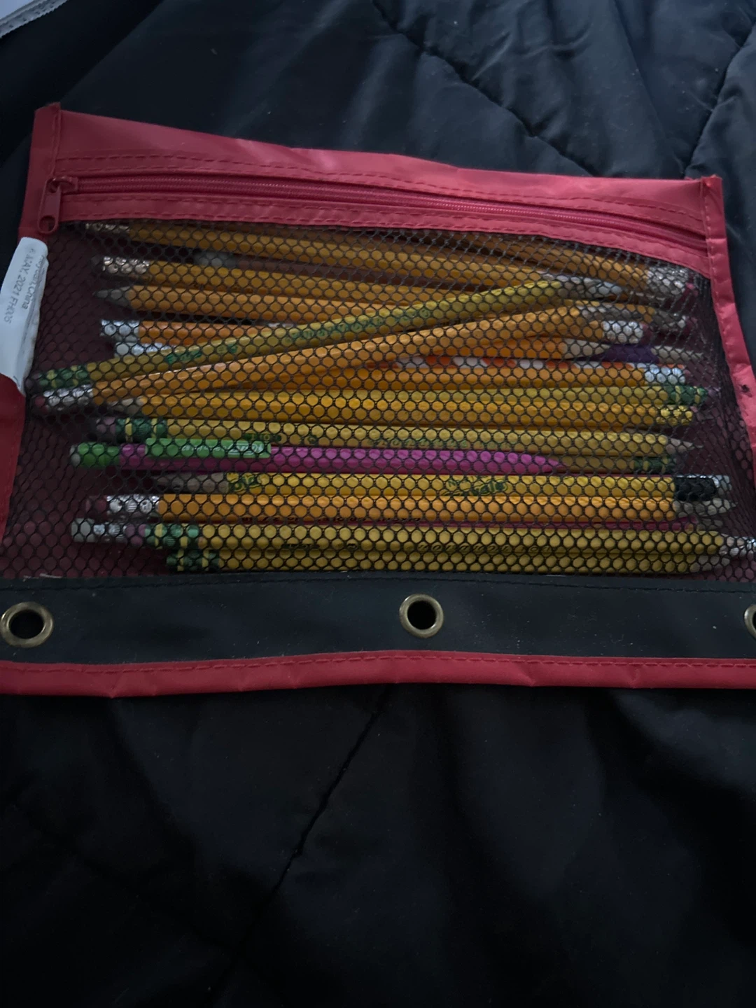 Pencil Case with Pencils