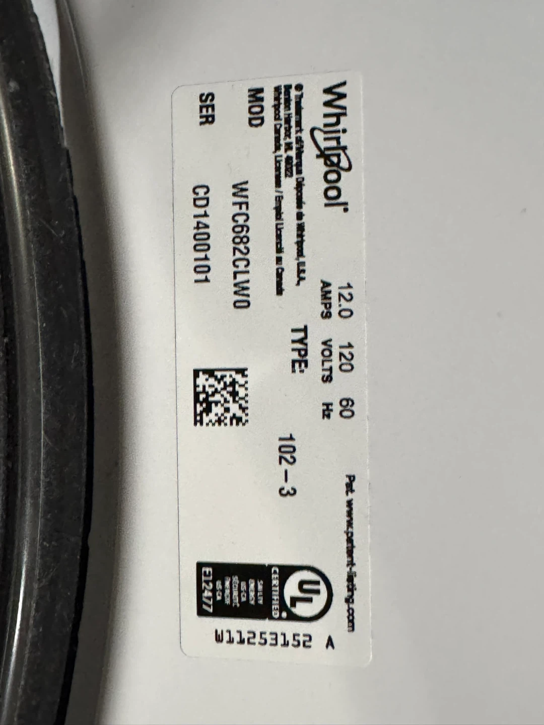 Whirlpool - All-in-One. Washer & Ventless Dryer - White - photo 2