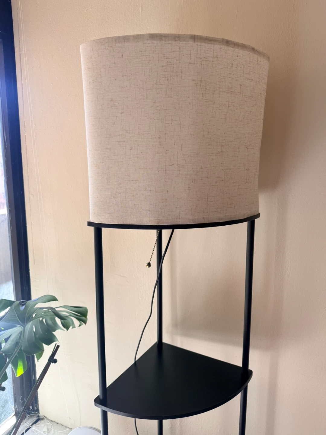 Floor Lamp with Shelves