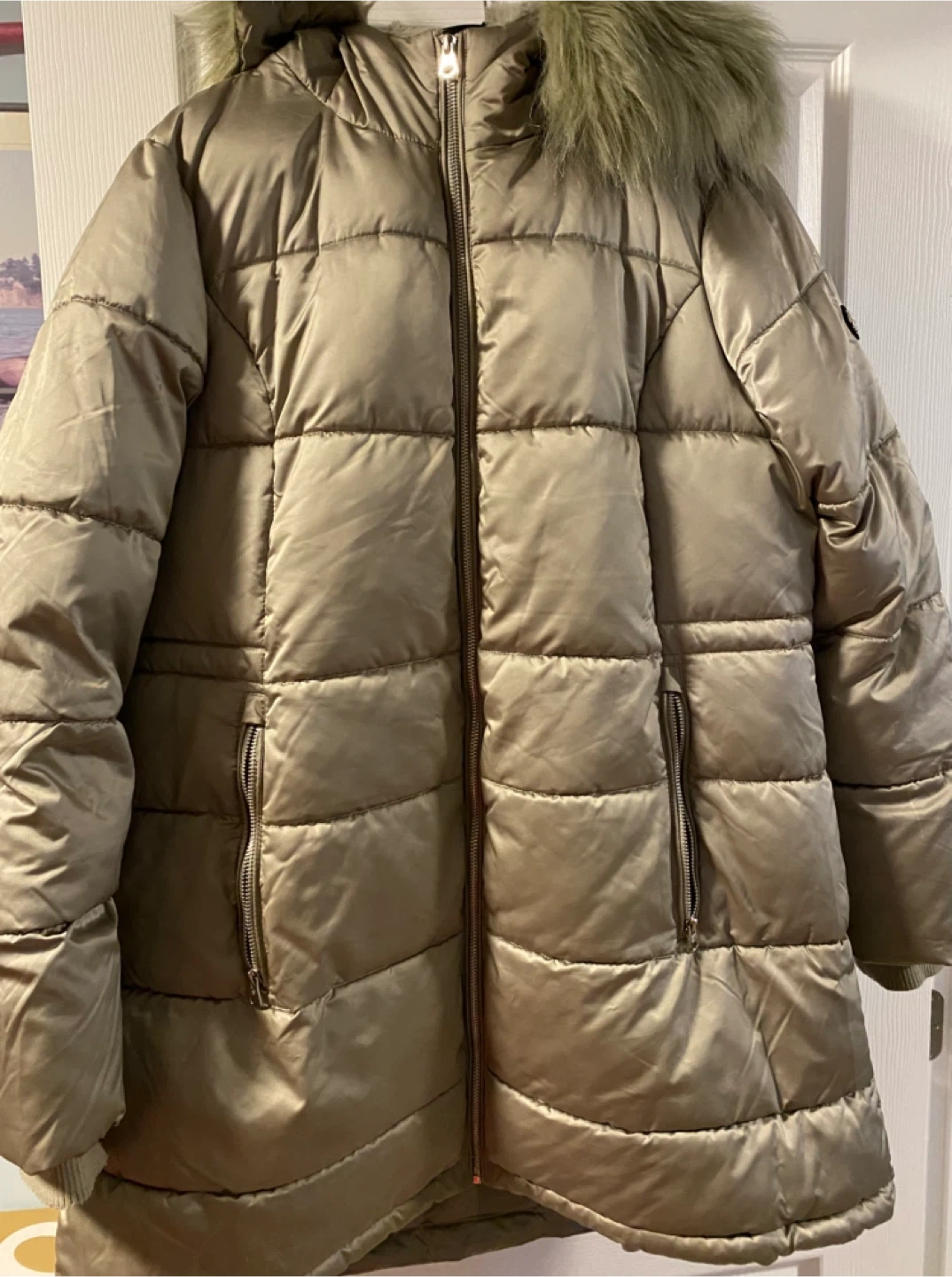 Jessica Simpson Puffer Parka with Faux Fur Hood - photo 4