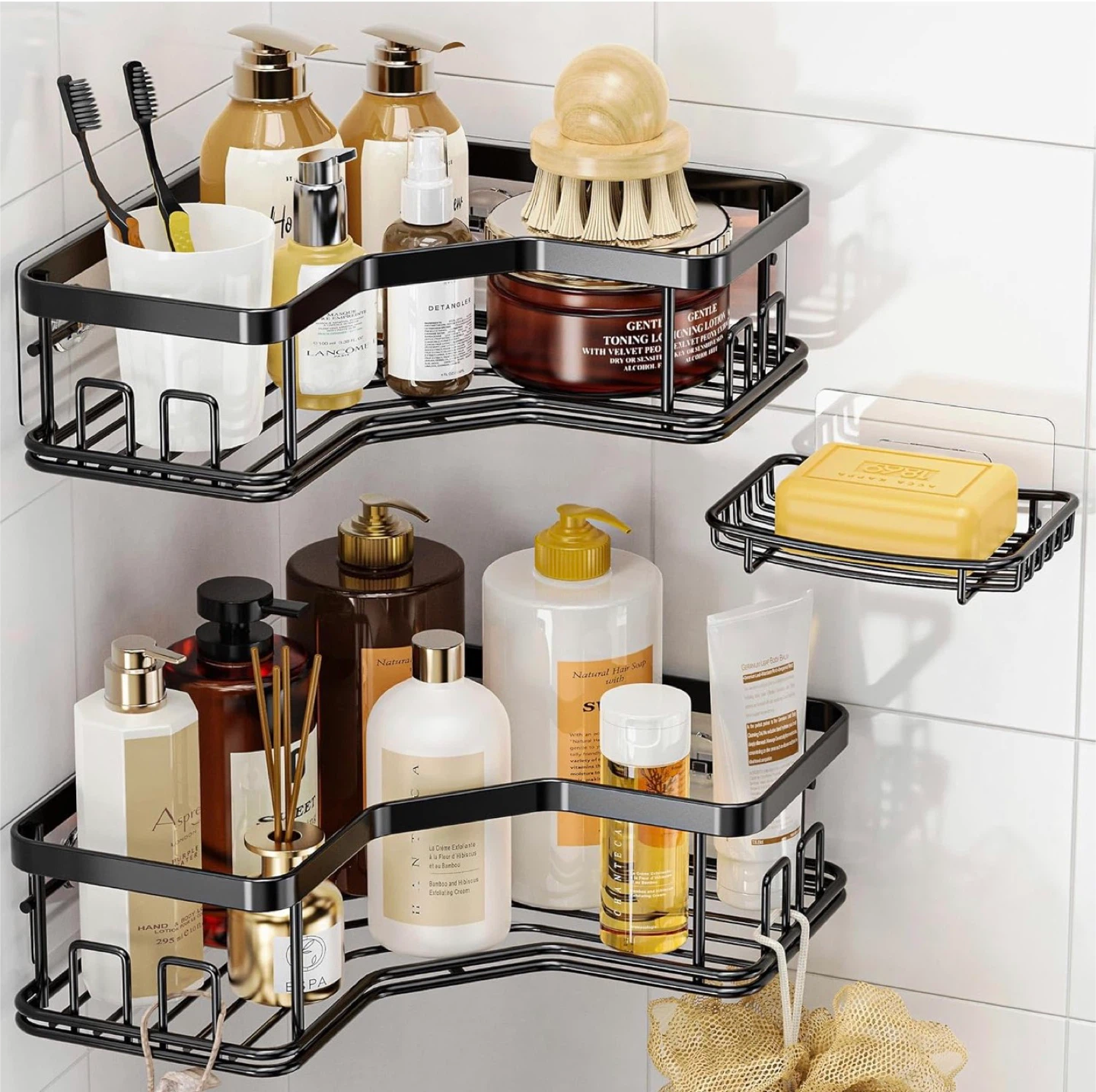Corner Shower Caddy Set (3 Pack)