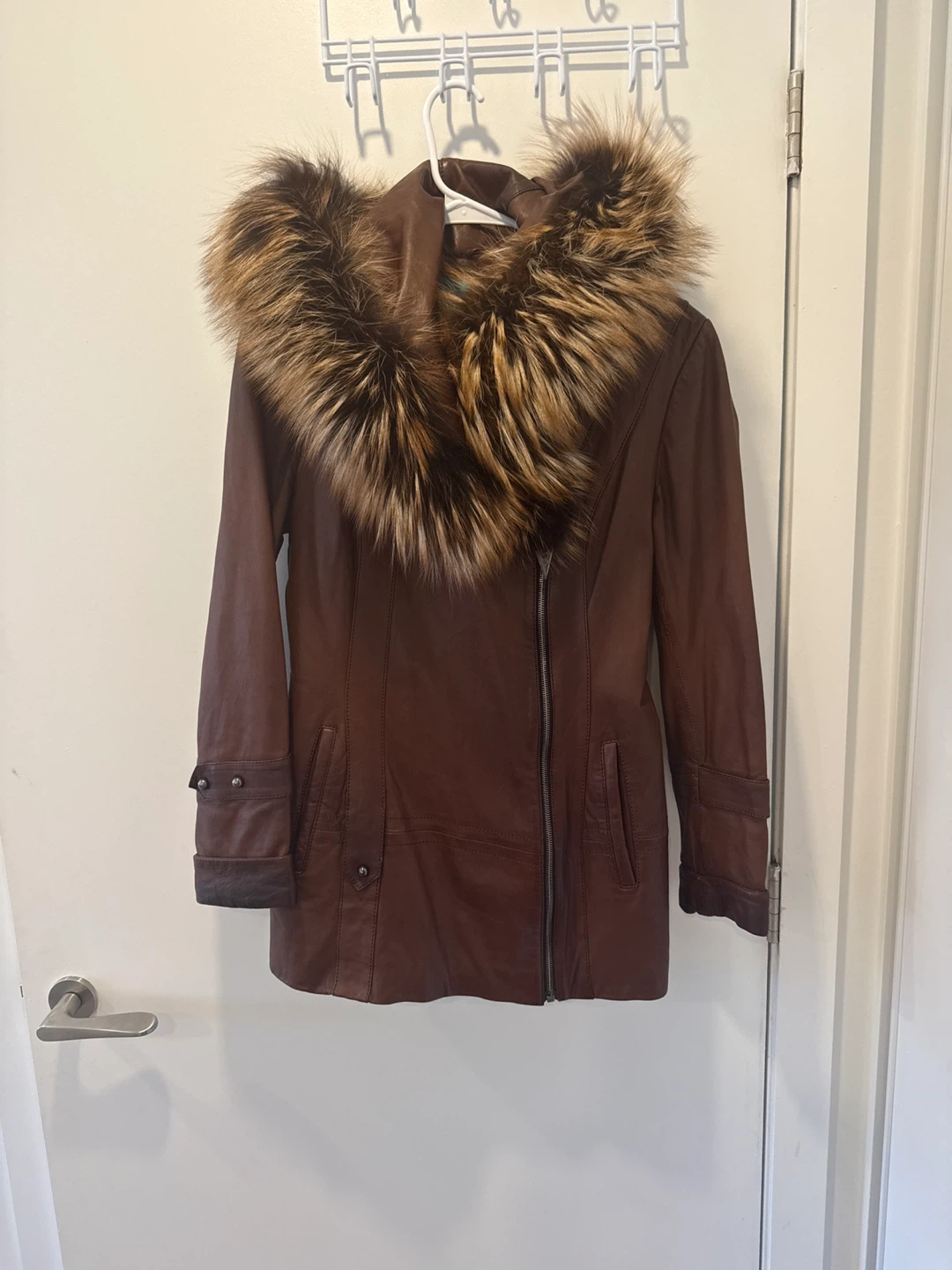 Chelsea Brown Leather Jacket