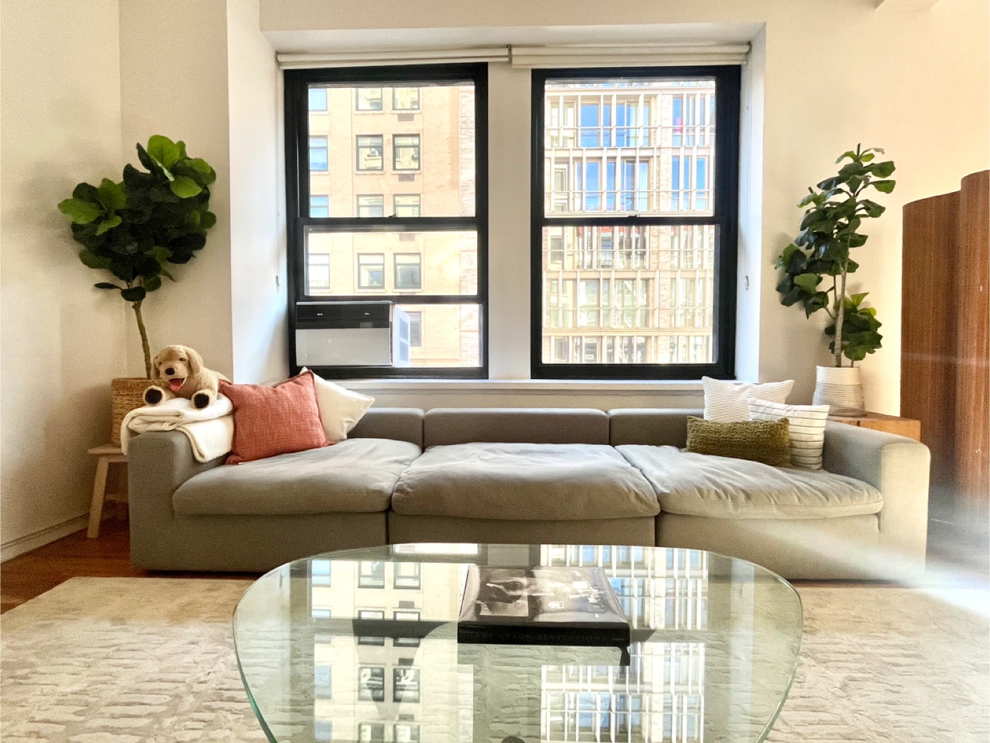 Modani Oversized Modular Gray Sectional Sofa