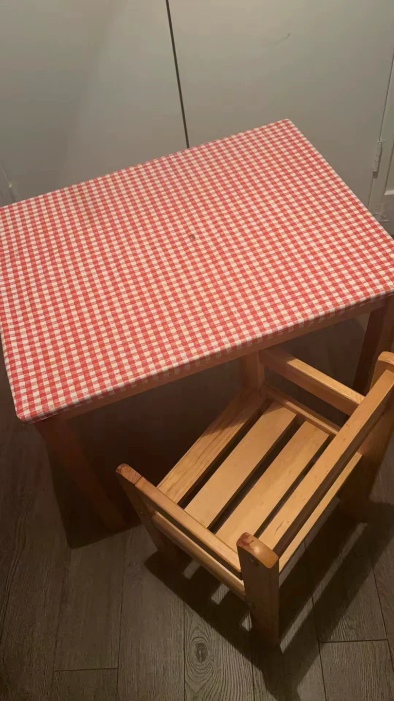 Wooden Kids Chair and Table Set