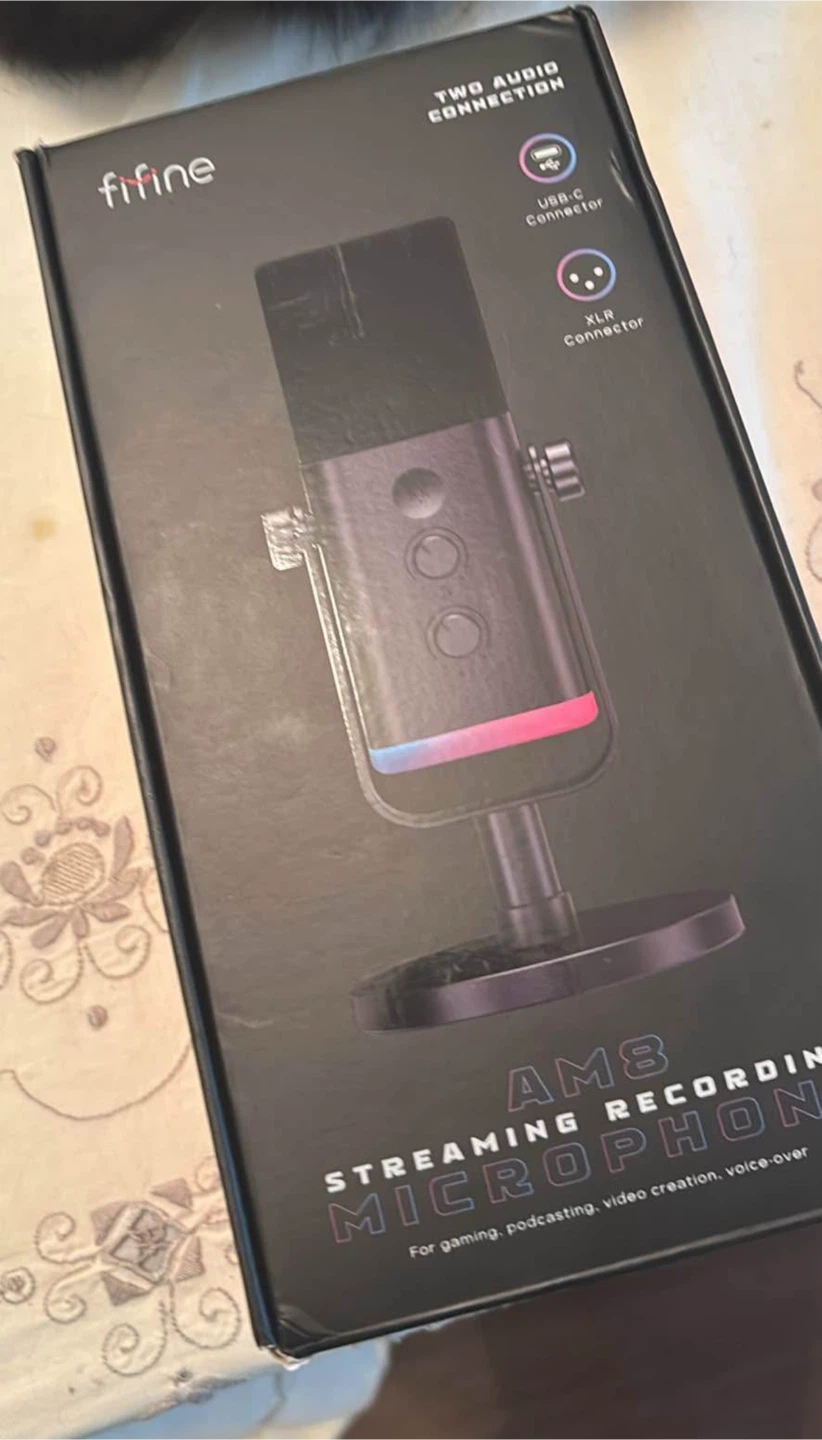 FIFINE AM8 Streaming Microphone - Pink - photo 5